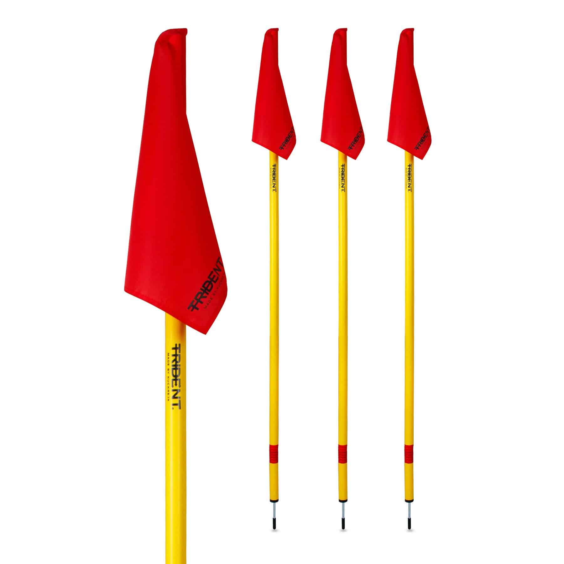 Trident Spare Corner Flags - Set of 4 (Red) - Image 3