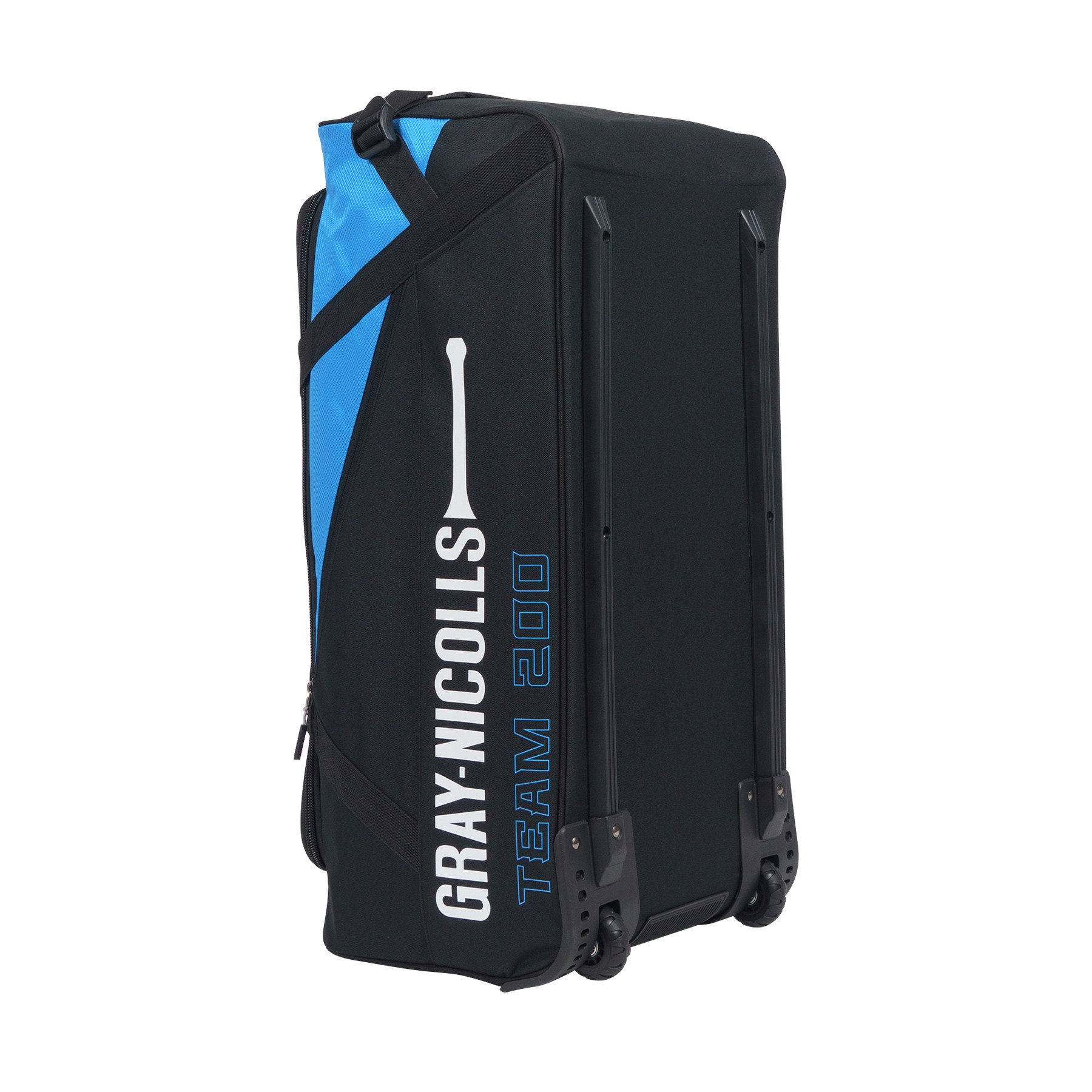 Gray Nicolls Team 200 Wheelie Bag - Black/Cyan - Image 4