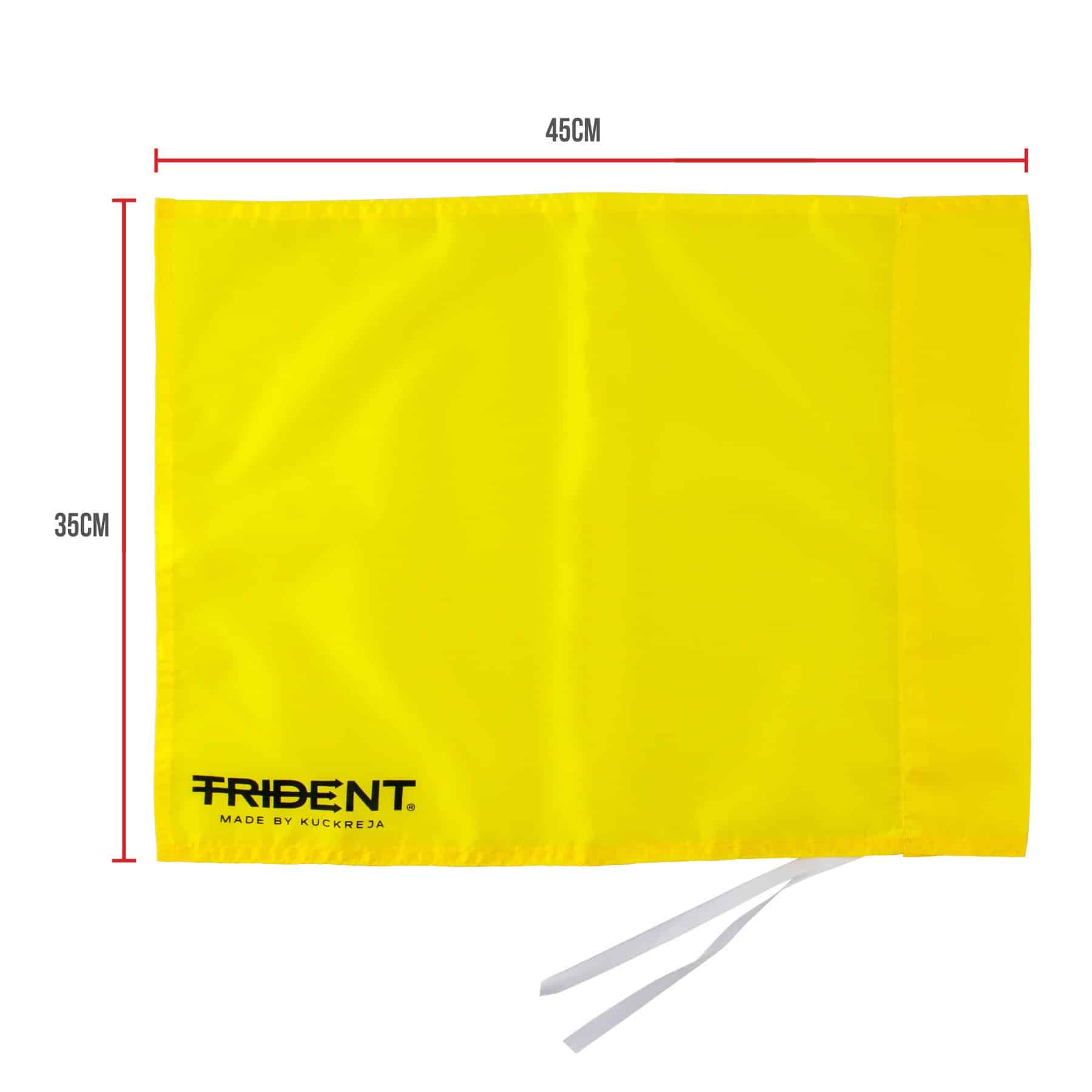 Trident Spare Corner Flags - Set of 4 (Yellow) - Image 6