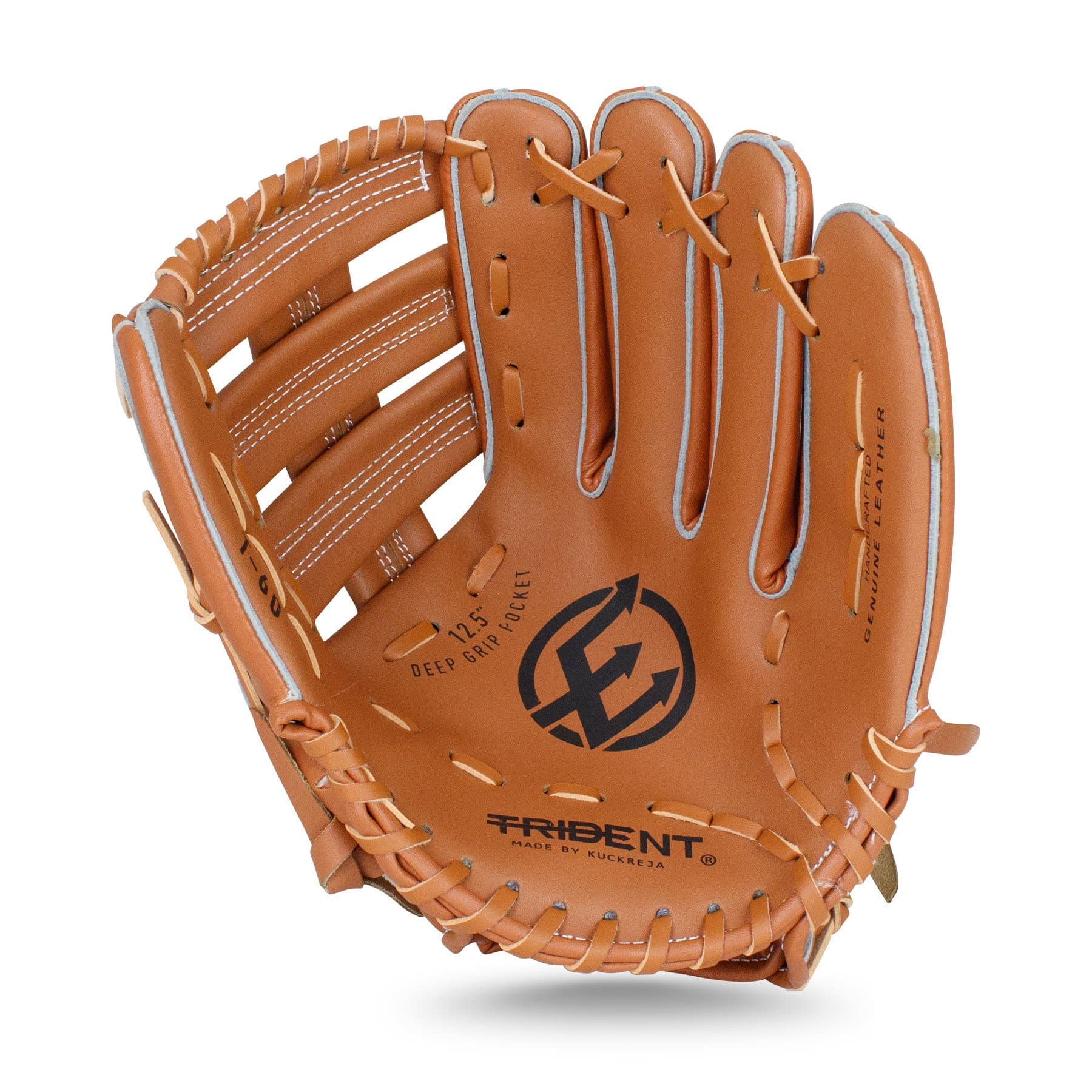 Trident T-60 Softball Glove (Tan) - LH (12.5") - Image 2