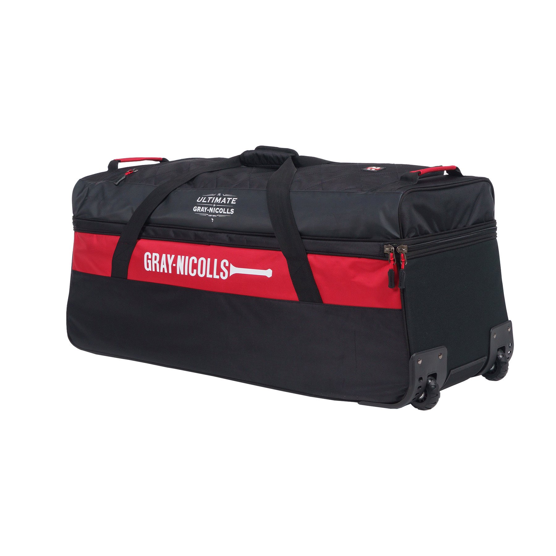 Gray Nicolls Ultimate 1.1 Wheelie Bag - Black/Red - Image 5