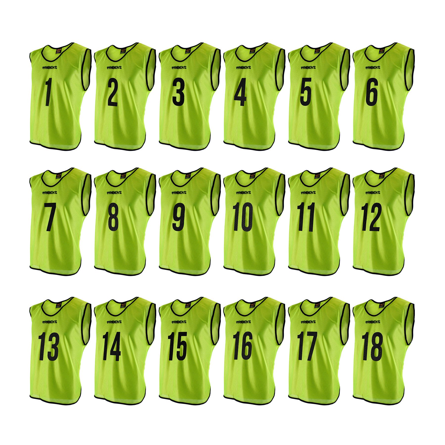 Trident Bibs with Bag - Yellow (1-18) - Image 2