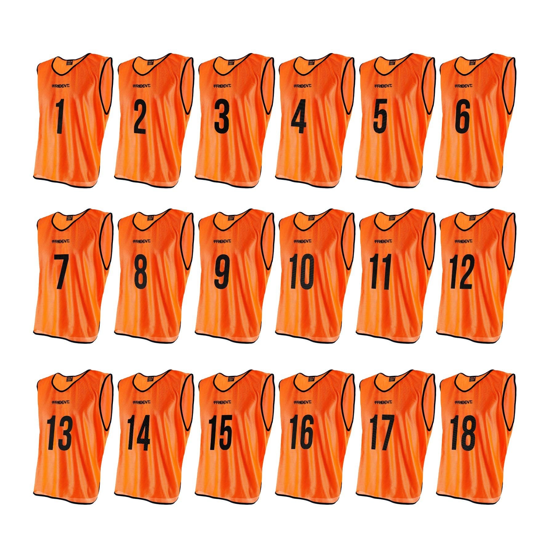 Trident Bibs with Bag - Orange (1-18) - Image 2