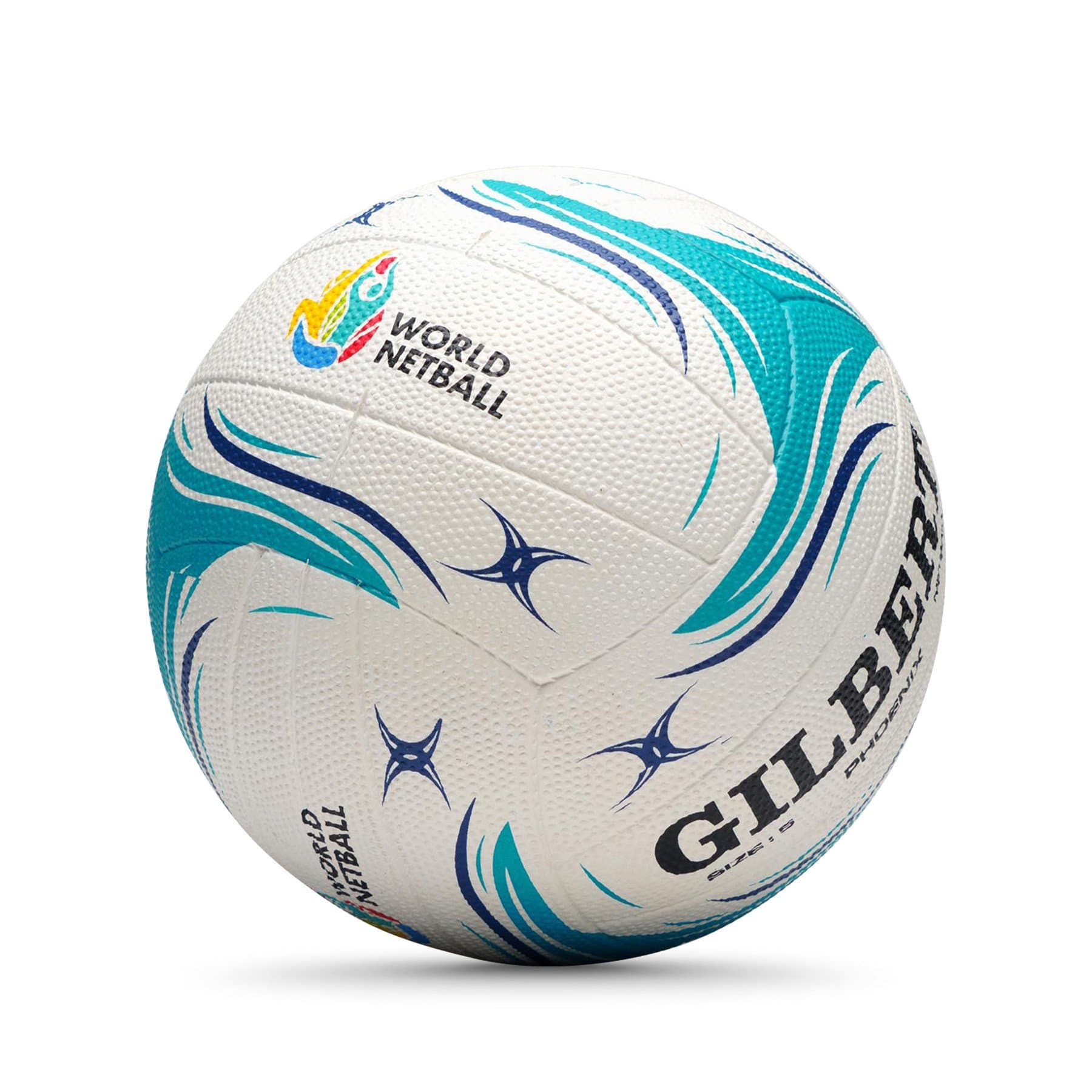 Gilbert Phoenix Match Netball - White (Size 5, 4) - Image 2