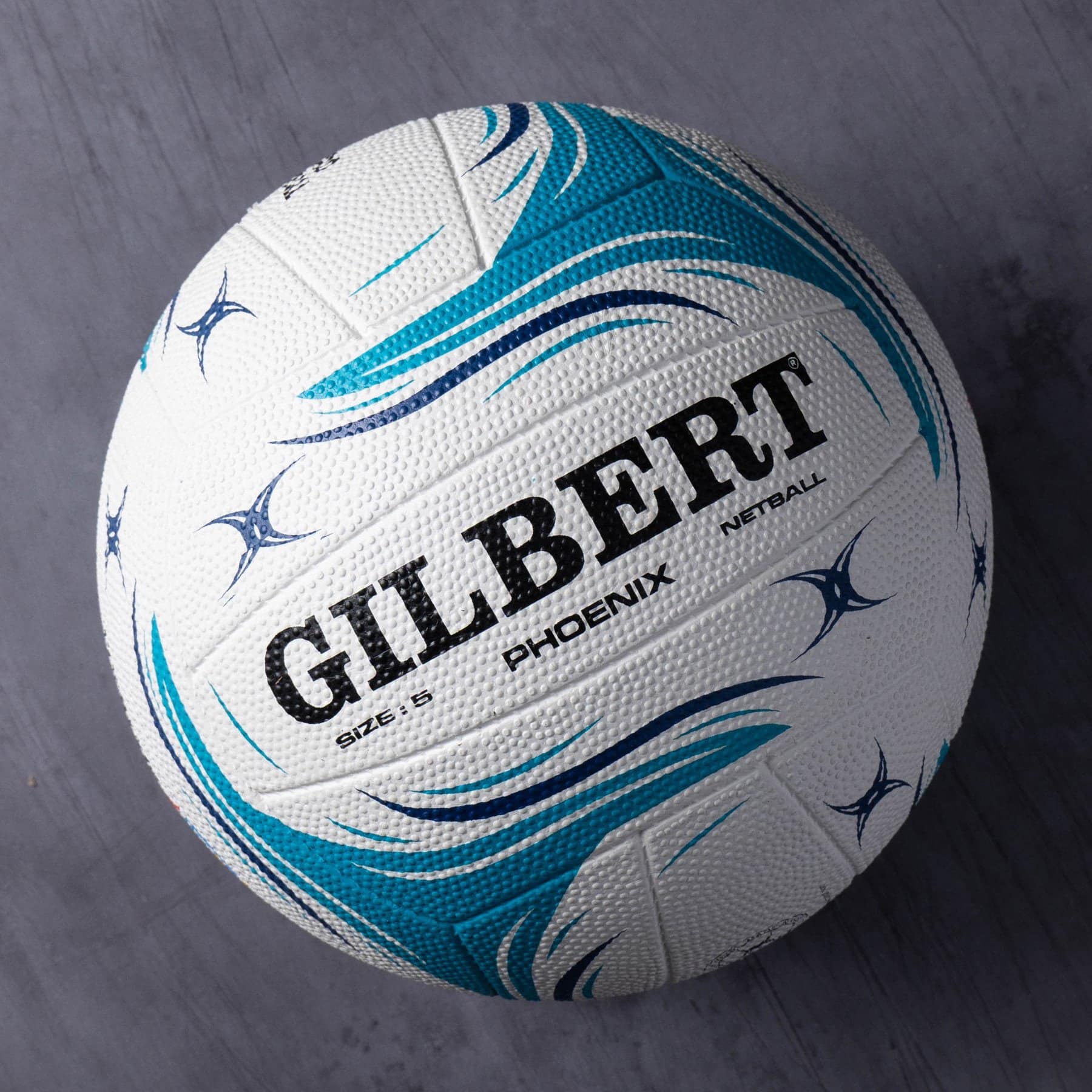 Gilbert Phoenix Match Netball - White (Size 5, 4) - Image 4