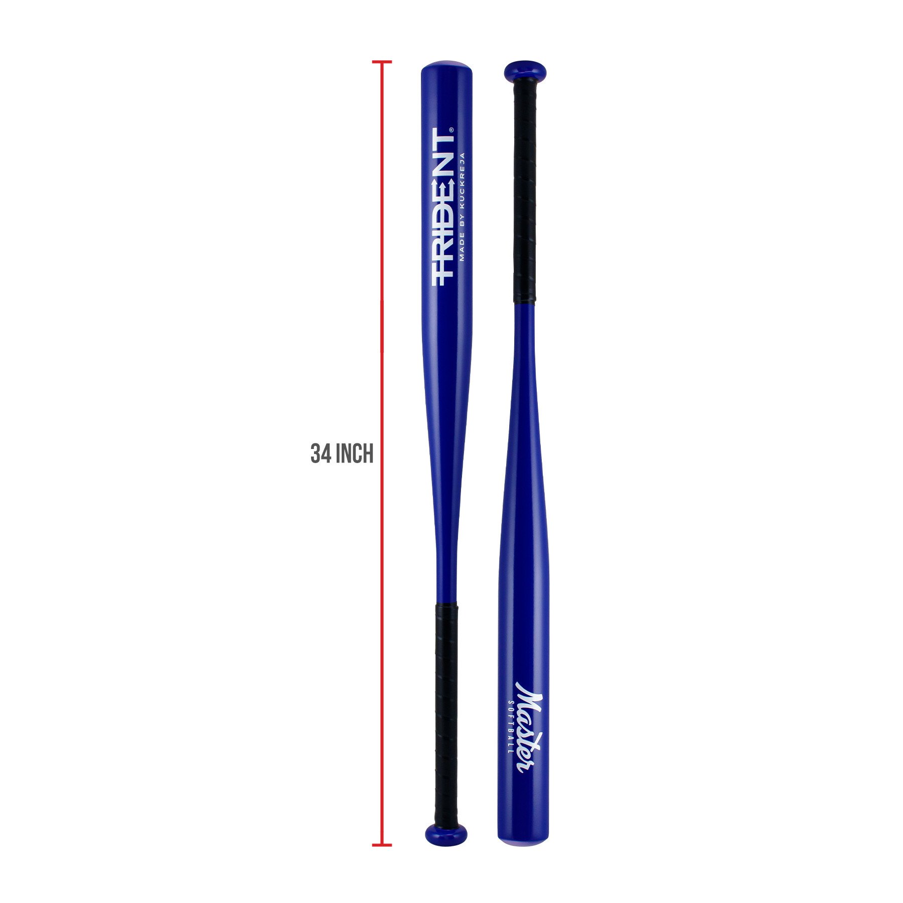 Trident Master Softball Bat - Blue (34") - Image 4