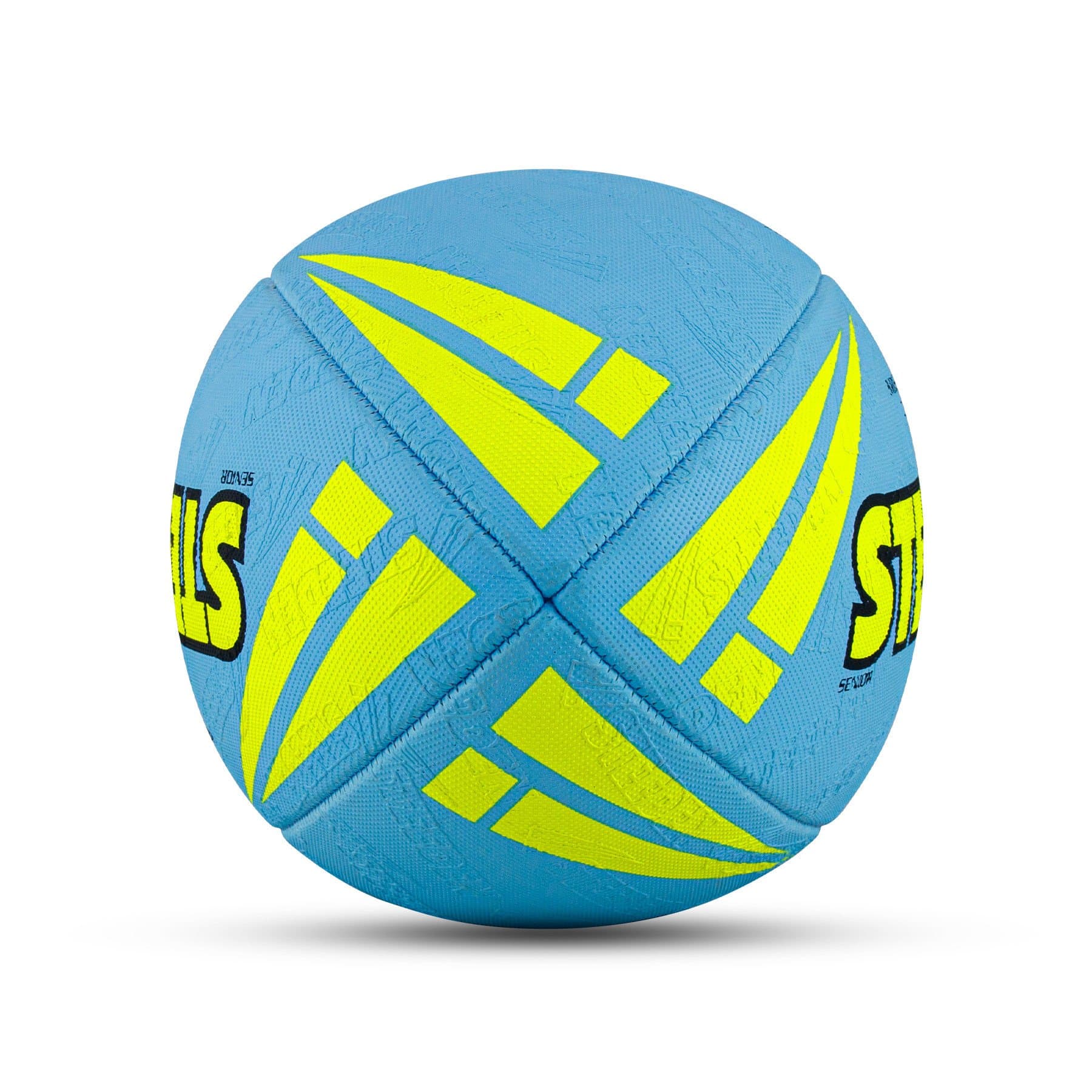 Steeden Mighty Touch Rugby Ball - Sky Blue - Image 2