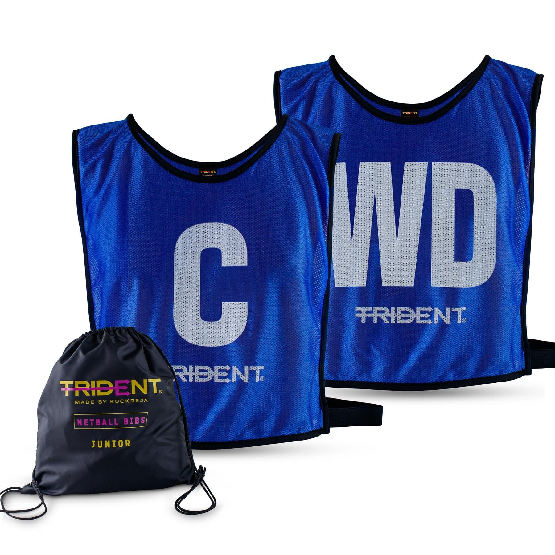 Trident Netball Bibs Set - Blue (Senior, Junior) - Image 3