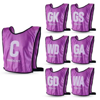 Trident Netball Bibs Set – Purple (Senior, Junior)