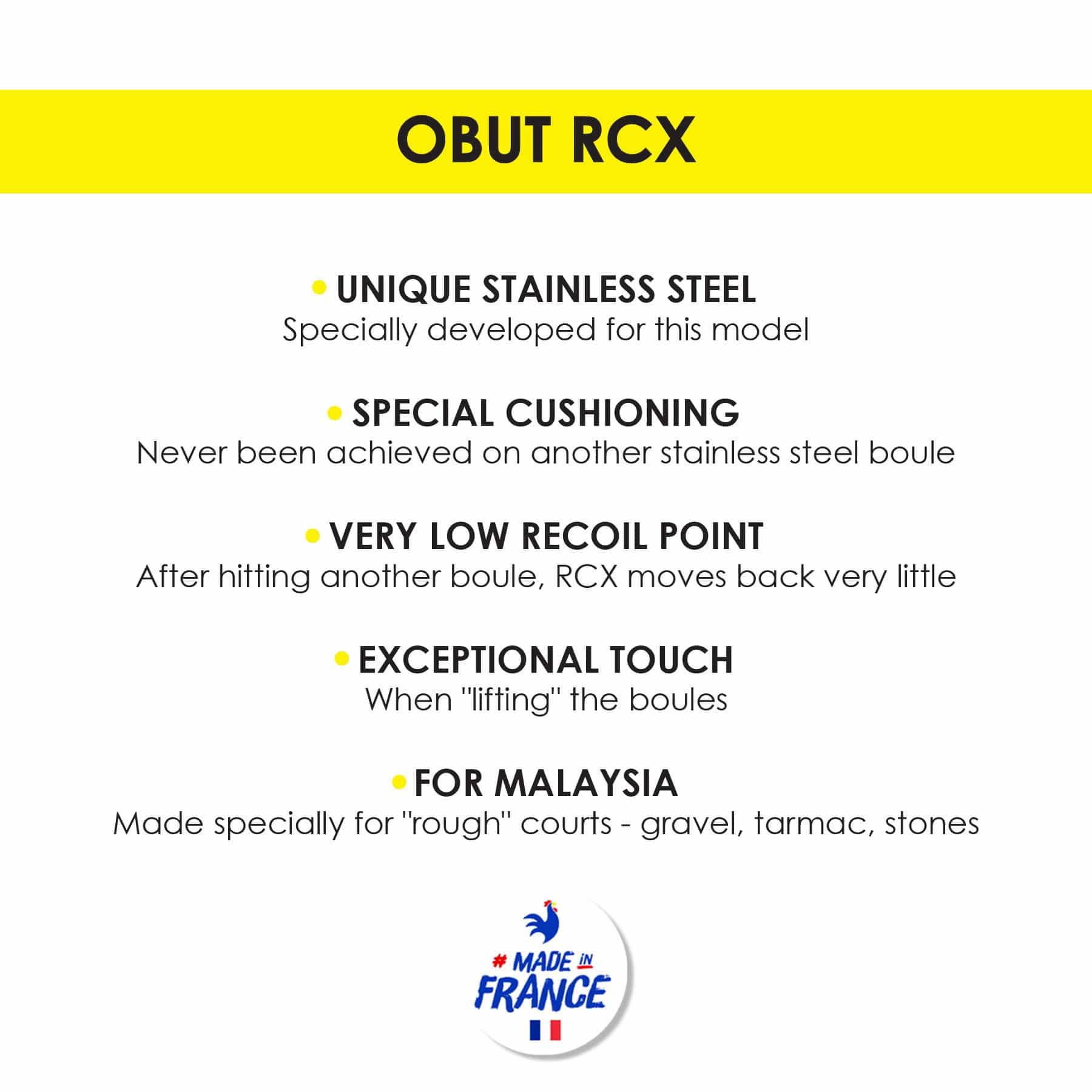 Obut Petanque Boules RCX - Style 0 - Image 3