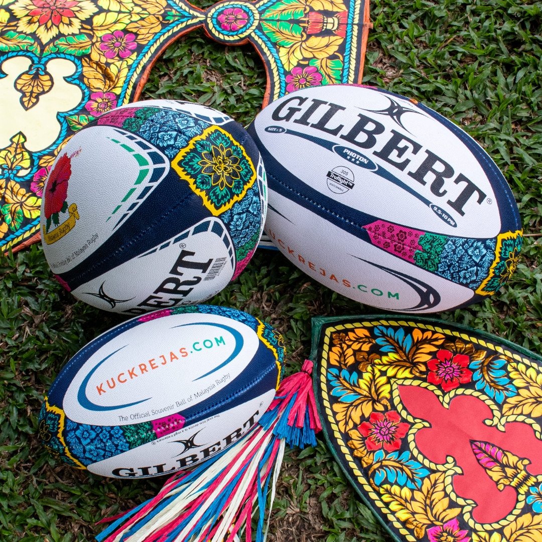 Gilbert Midi Wau Bulan - Souvenir Ball of Malaysia Rugby - Image 6
