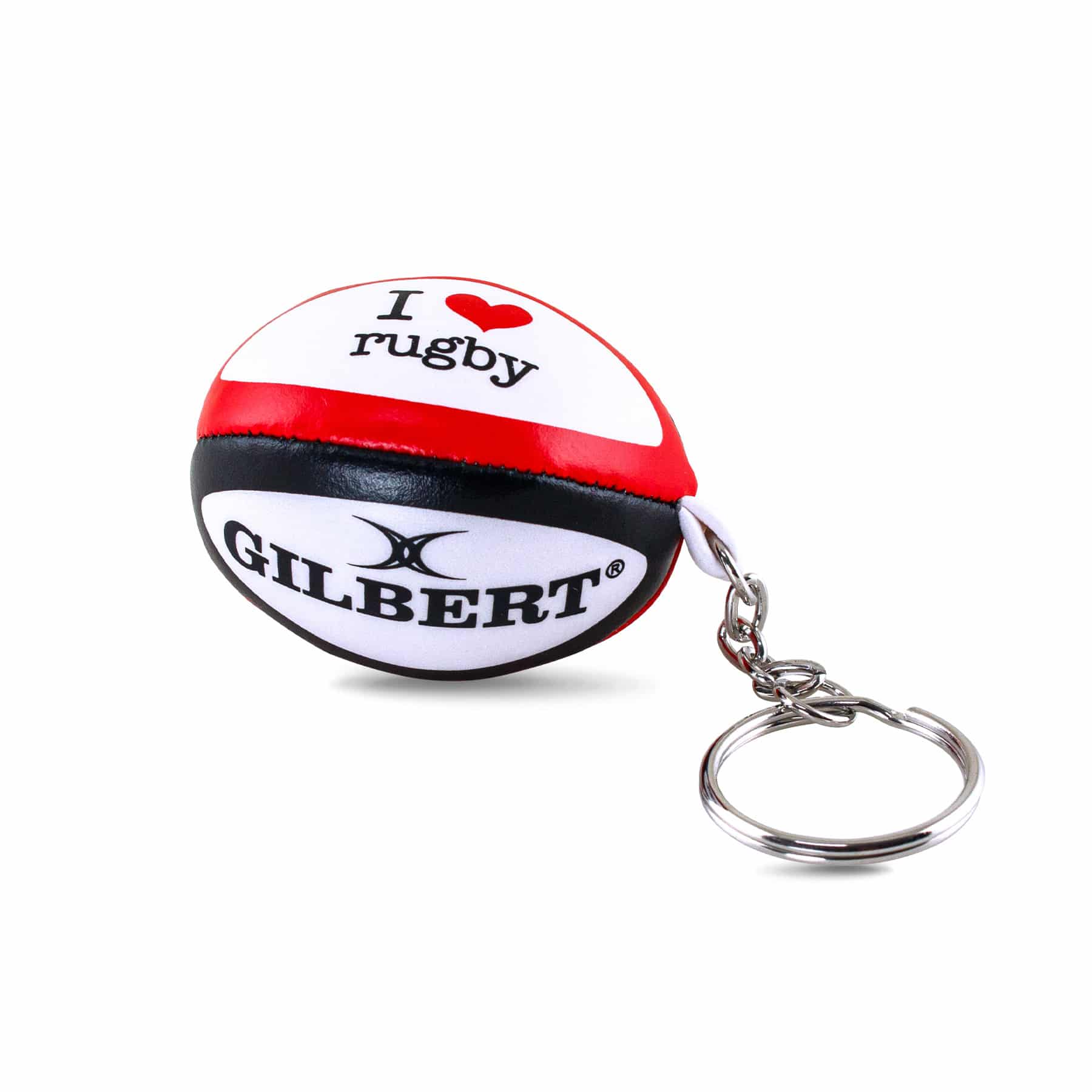 Gilbert I Love Rugby Keyring - Image 2