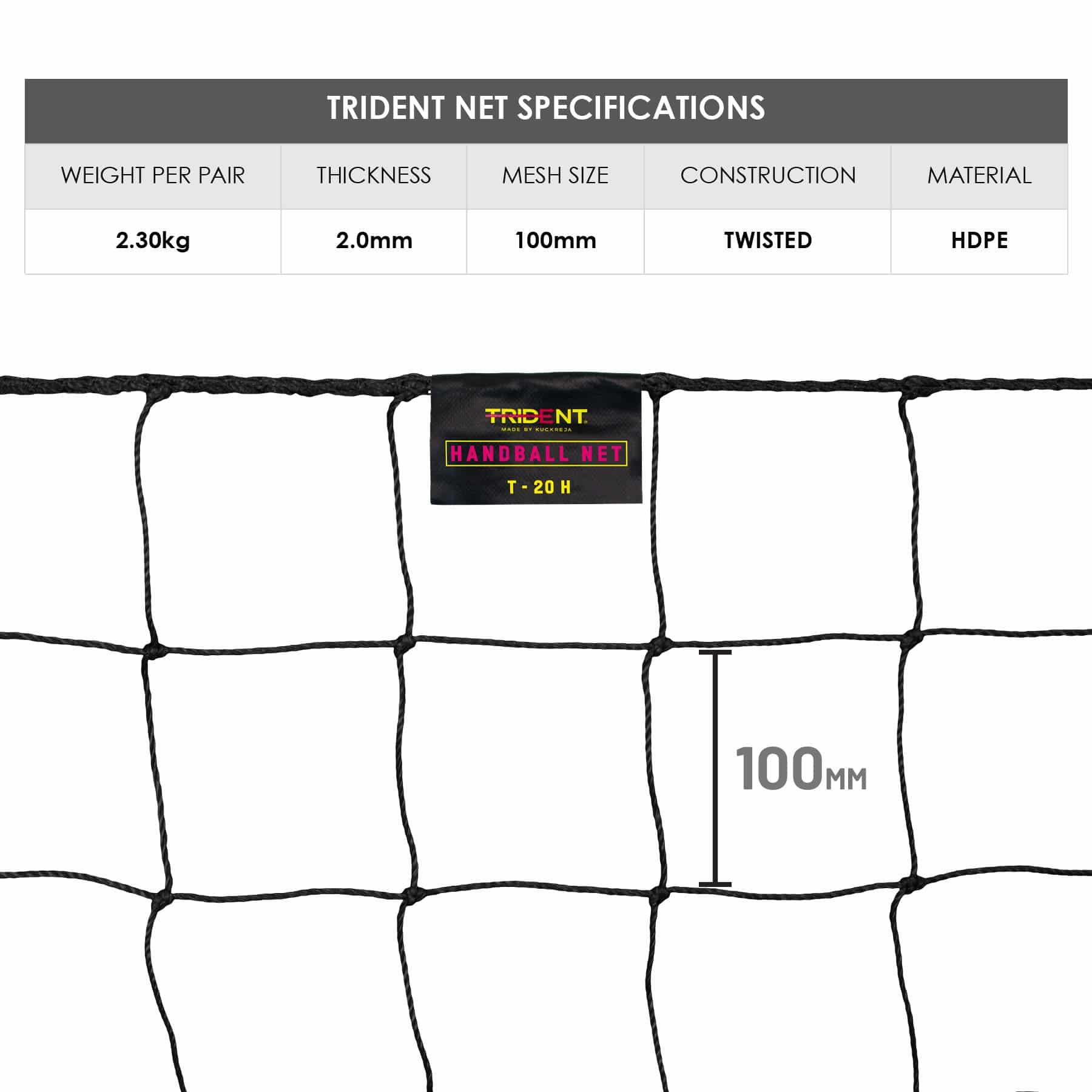 Trident T-20H Handball Net - Image 3