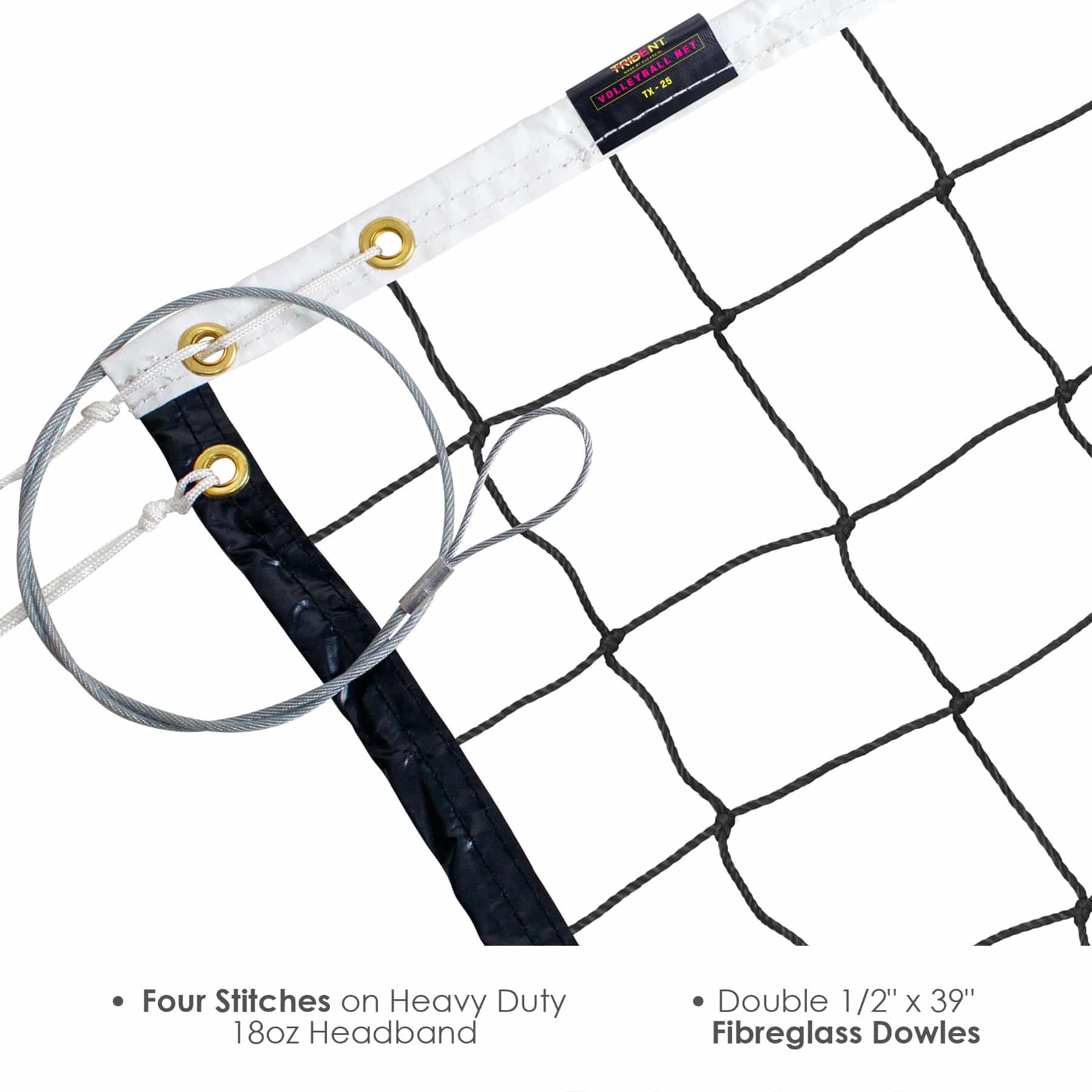 Trident TX-25 Volleyball Net - Image 5