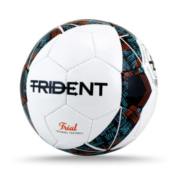 Trident Trial Training Football – Black/Orange (Size 5)