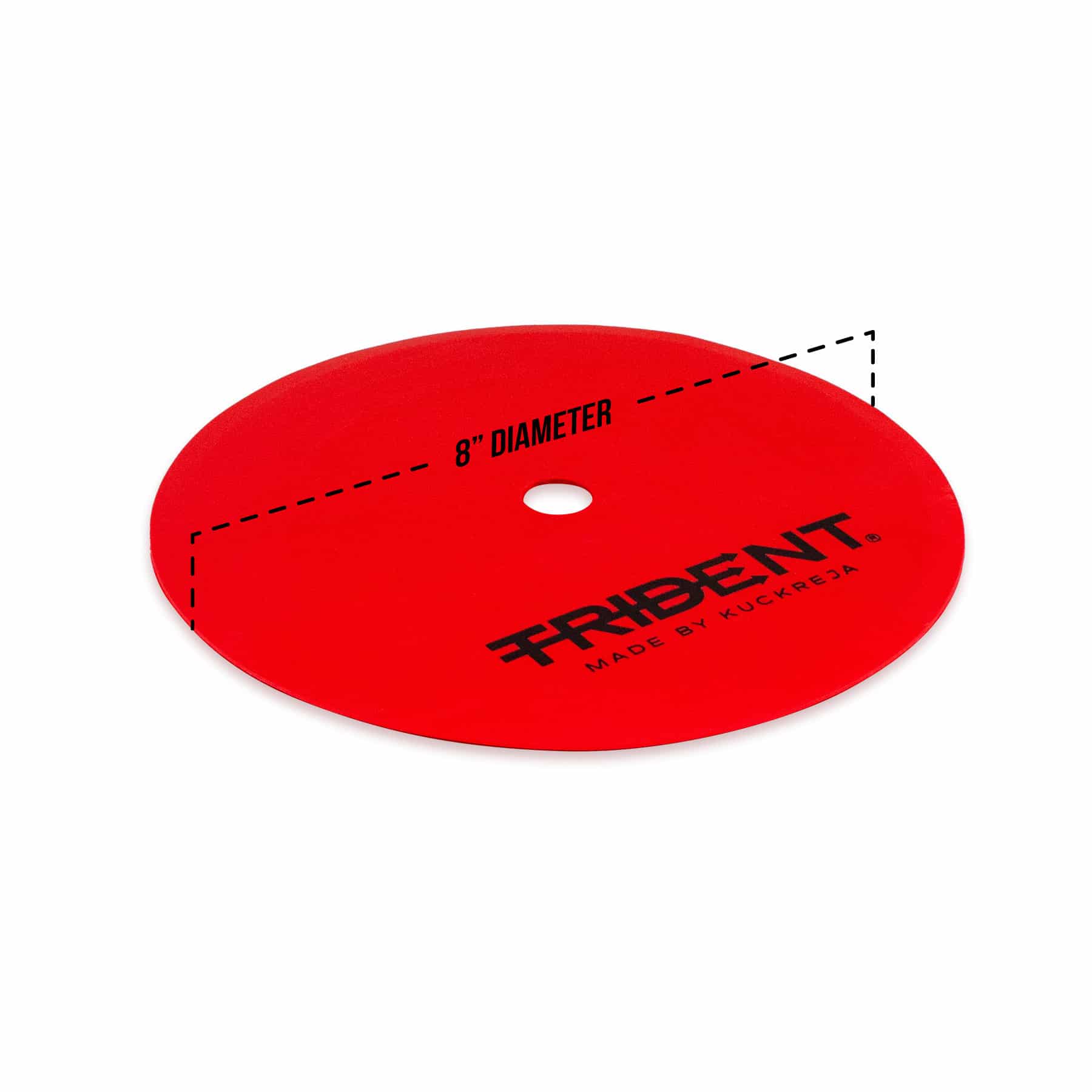Trident Rubber Agility Dots - Red (Set of 10) - Image 2