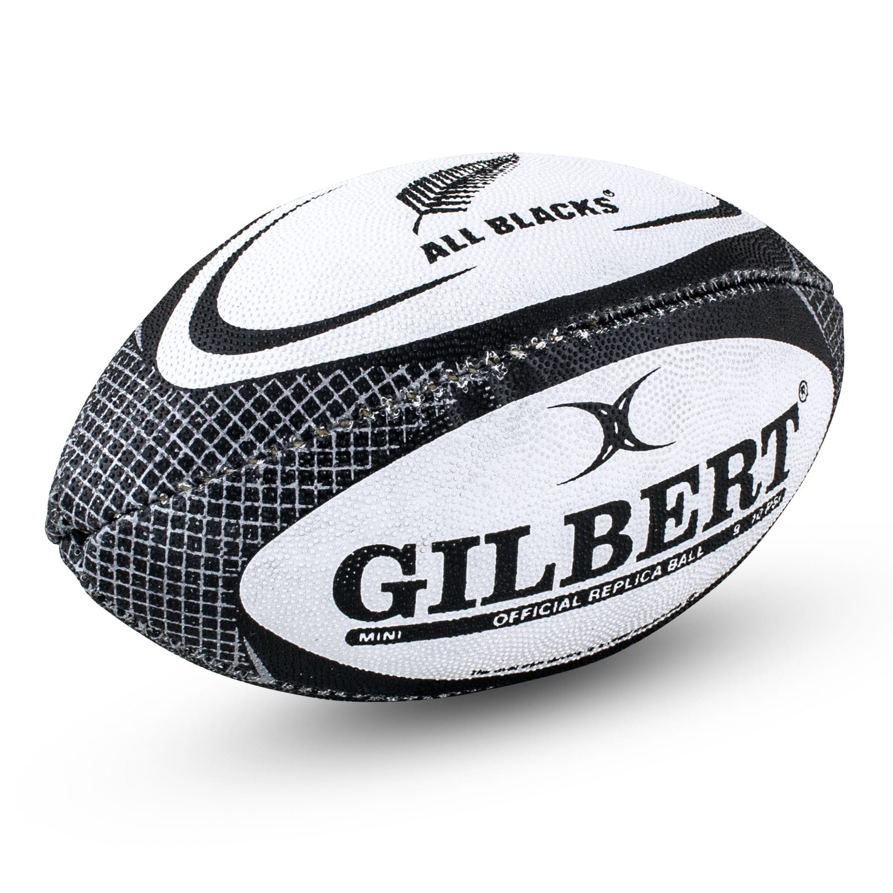 Gilbert All Blacks Mini Rugby Ball (Size 1) - Image 3