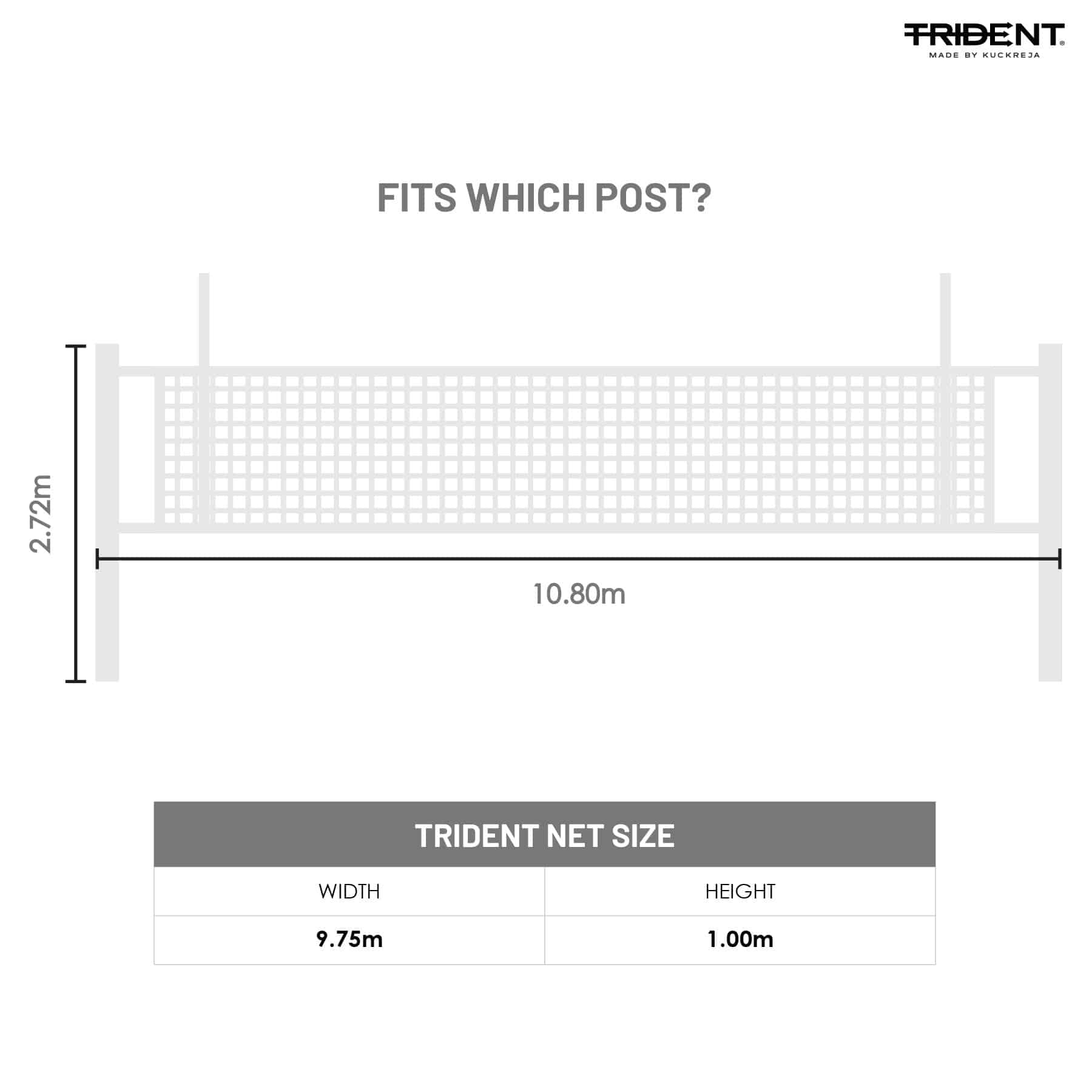 Trident TX-25 Volleyball Net - Image 6