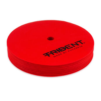 Trident Rubber Agility Dots – Red (Set of 10)