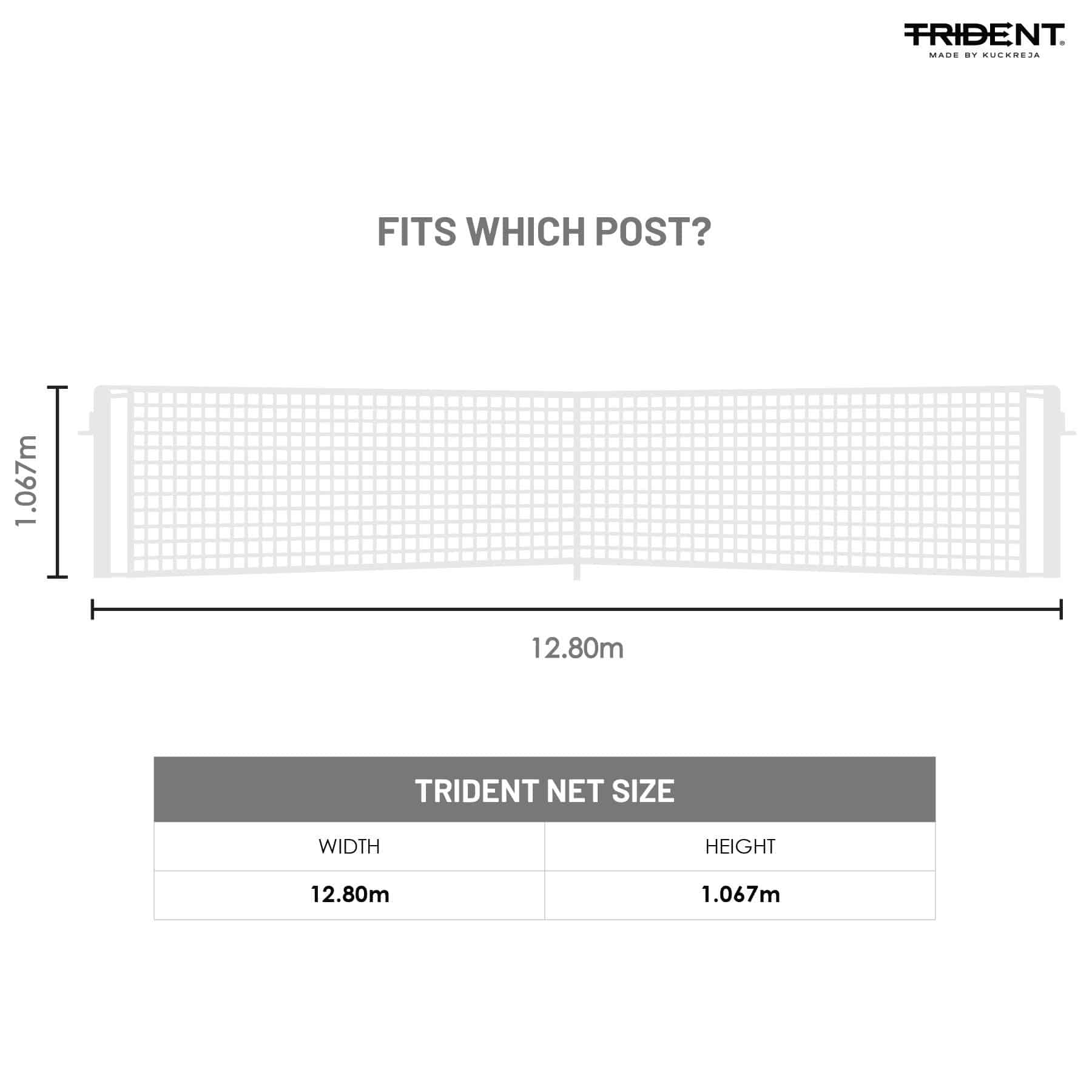 Trident T-20D Tennis Net - Image 6