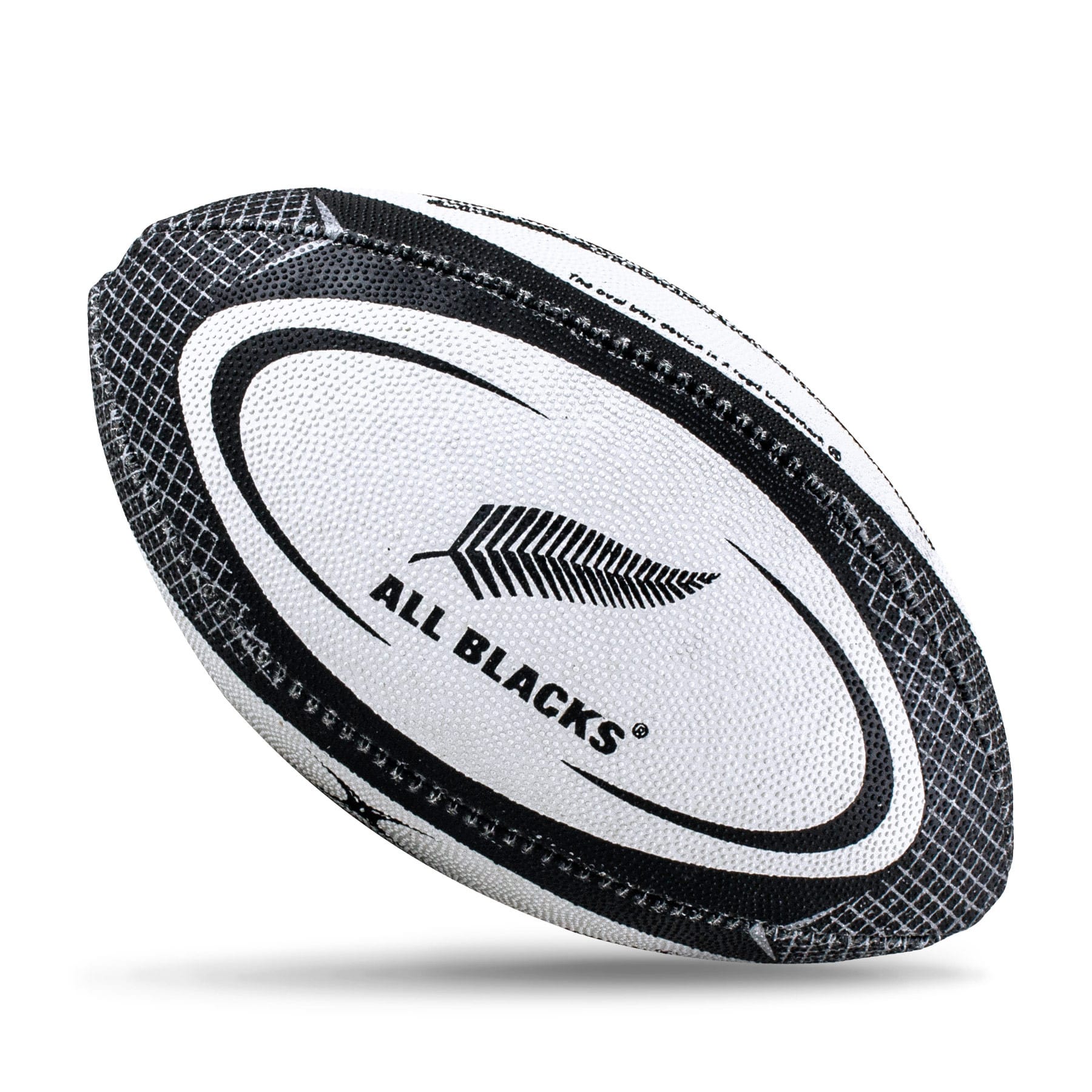 Gilbert All Blacks Mini Rugby Ball (Size 1) - Image 2