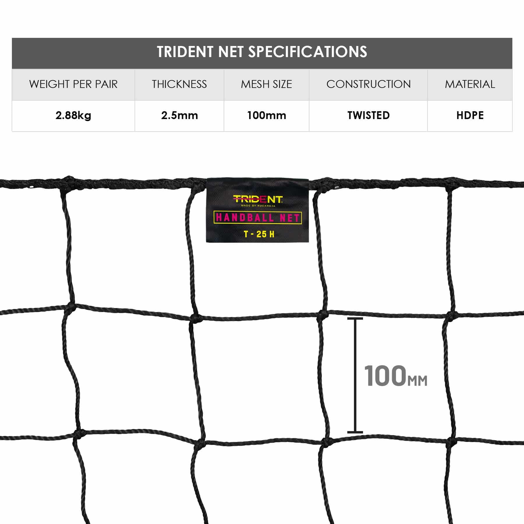 Trident T-25H Handball Net - Image 4