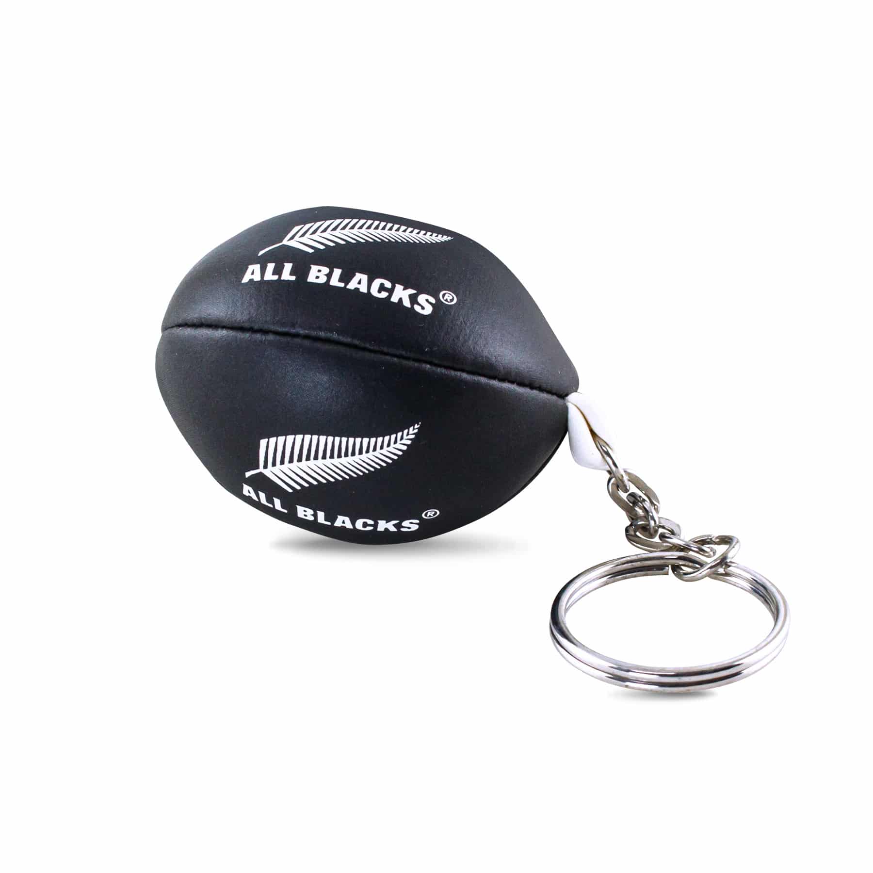 Gilbert All Blacks Official Keyring (Black) - Image 2