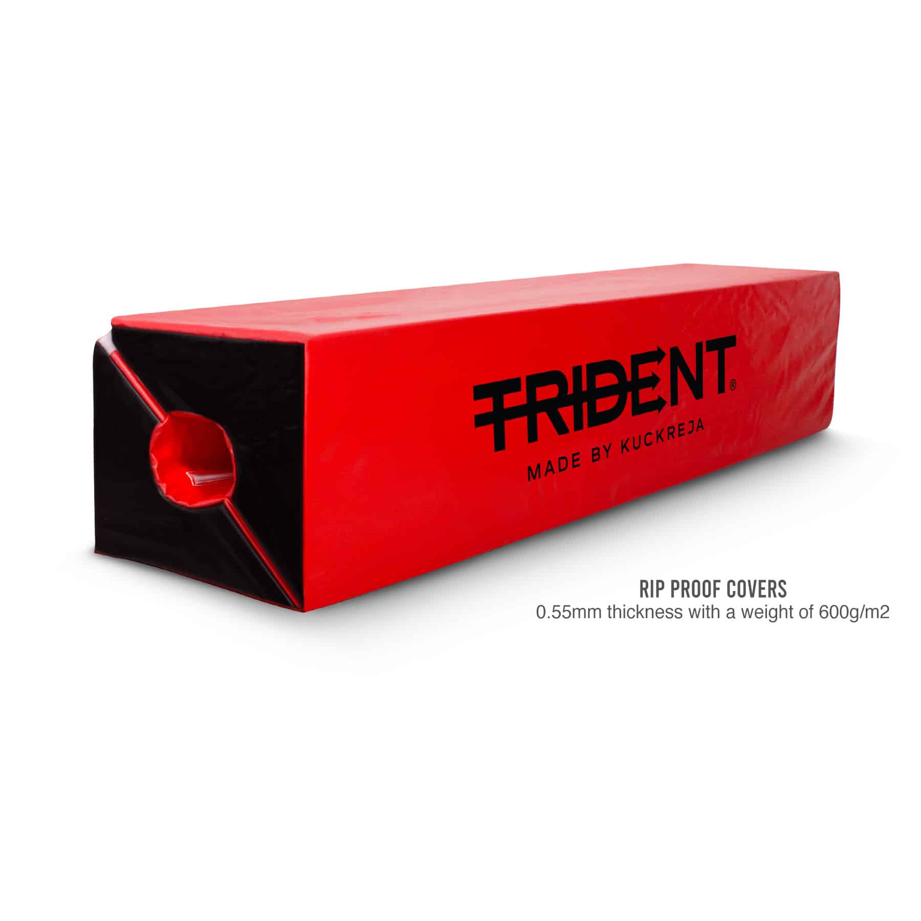 Trident Rugby Post Protectors - 10" x 10" (Set of 4) - Red - Image 4