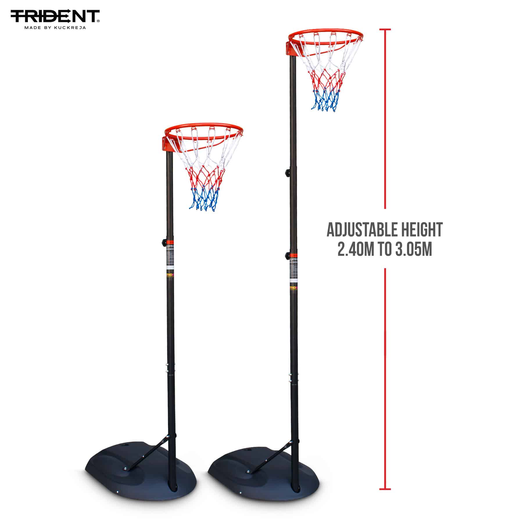 Trident Master Portable Netball Post - Image 3