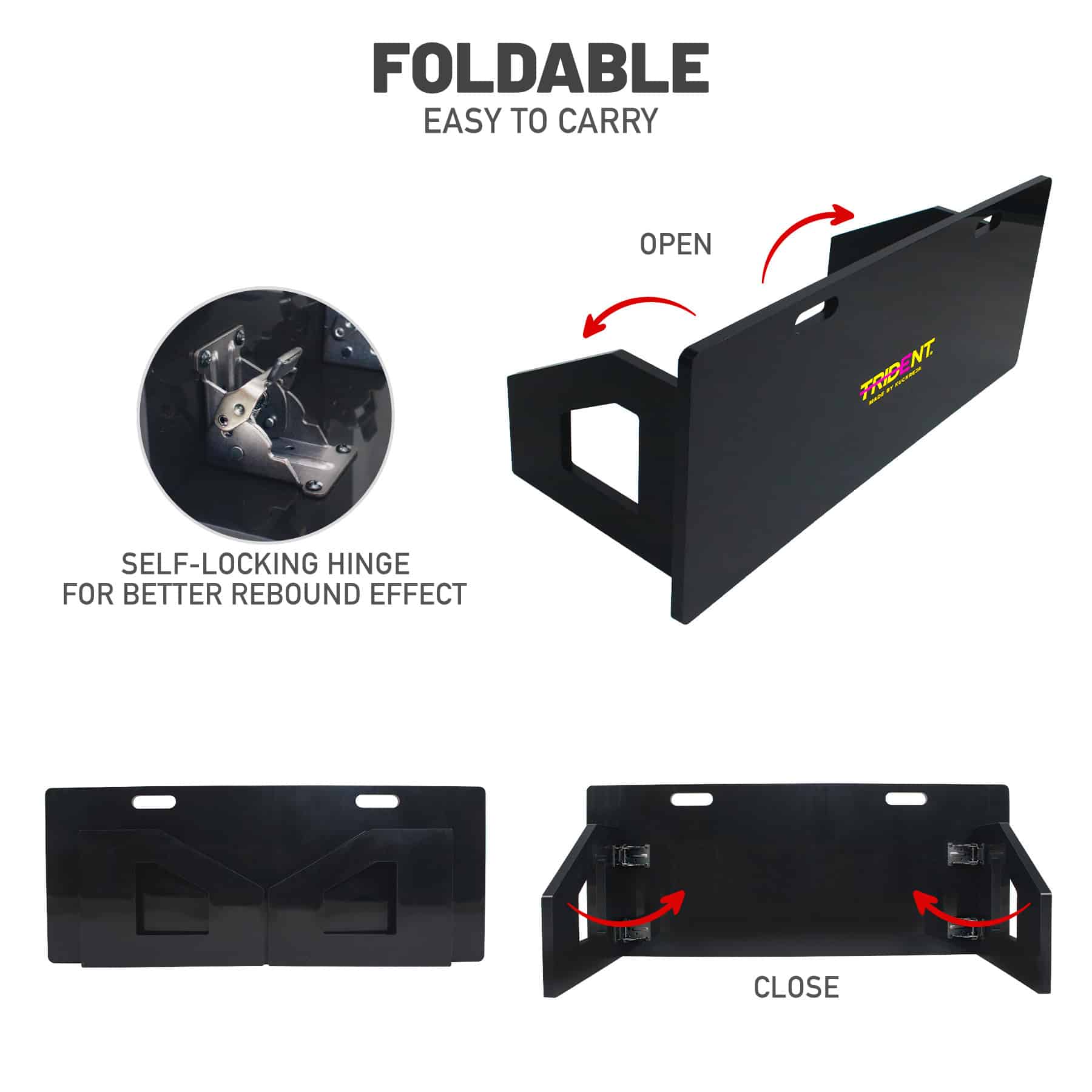 Trident Master Rebound Board - 100 x 40cm - Image 5