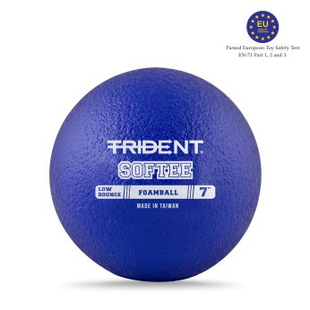 Trident Softee Low Bounce Foam Ball – Blue (7″)