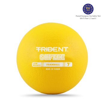 Trident Softee Low Bounce Foam Ball – Yellow (7″)