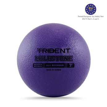 Trident Milestone All Rounder Foam Ball – Purple (7″)