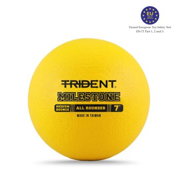 Trident Milestone All Rounder Foam Ball – Yellow (7″)