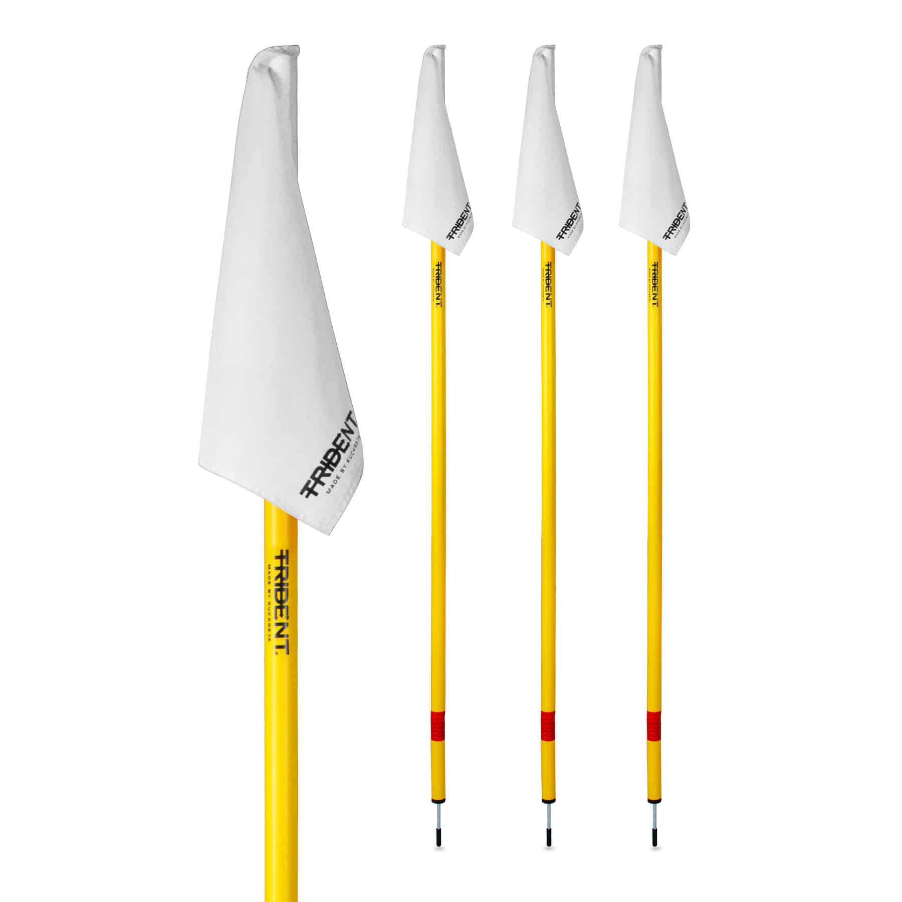 Trident Spare Corner Flags - Set of 4 (White) - Image 3
