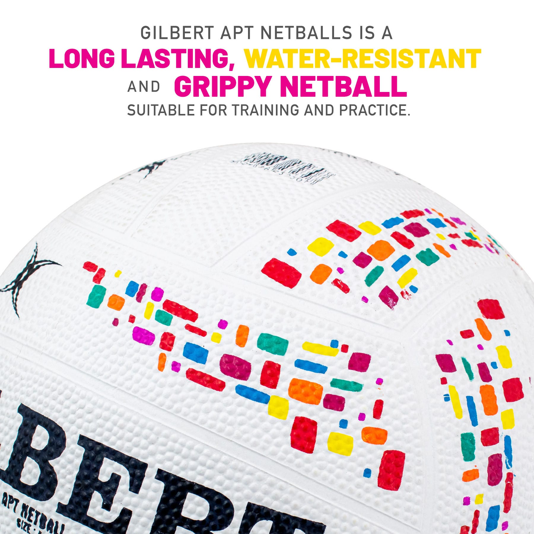 Gilbert APT Training Netball (Size 4, 5) - Image 2