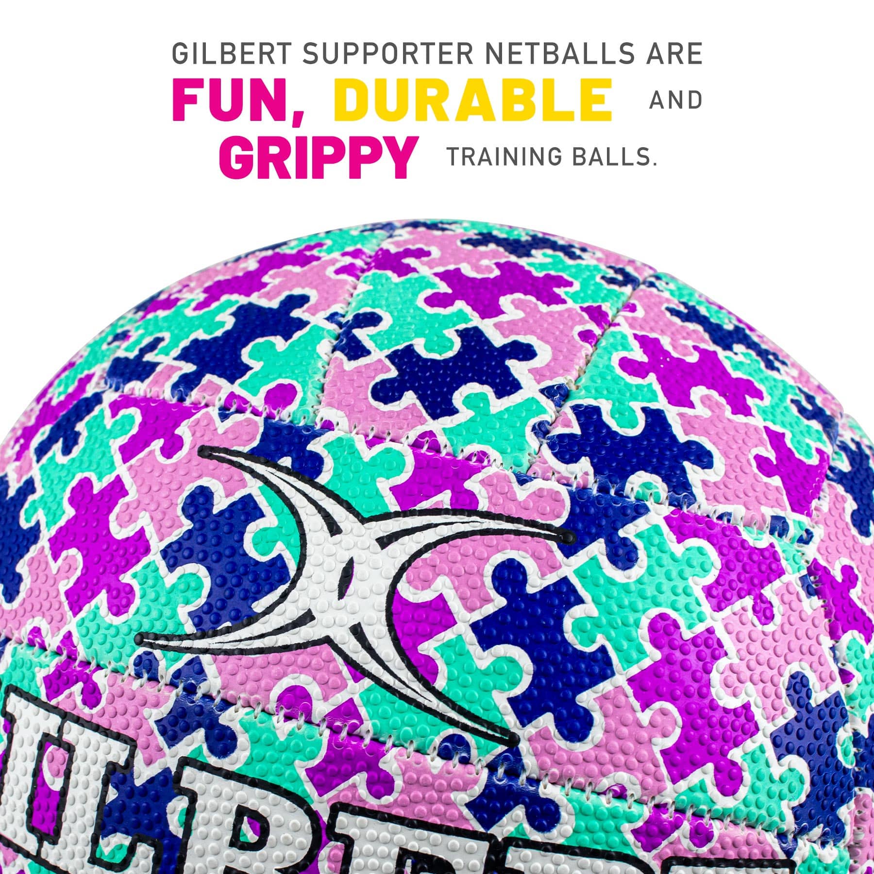 Gilbert Supporter Netball - Puzzle (Size 5, 4) - Image 2