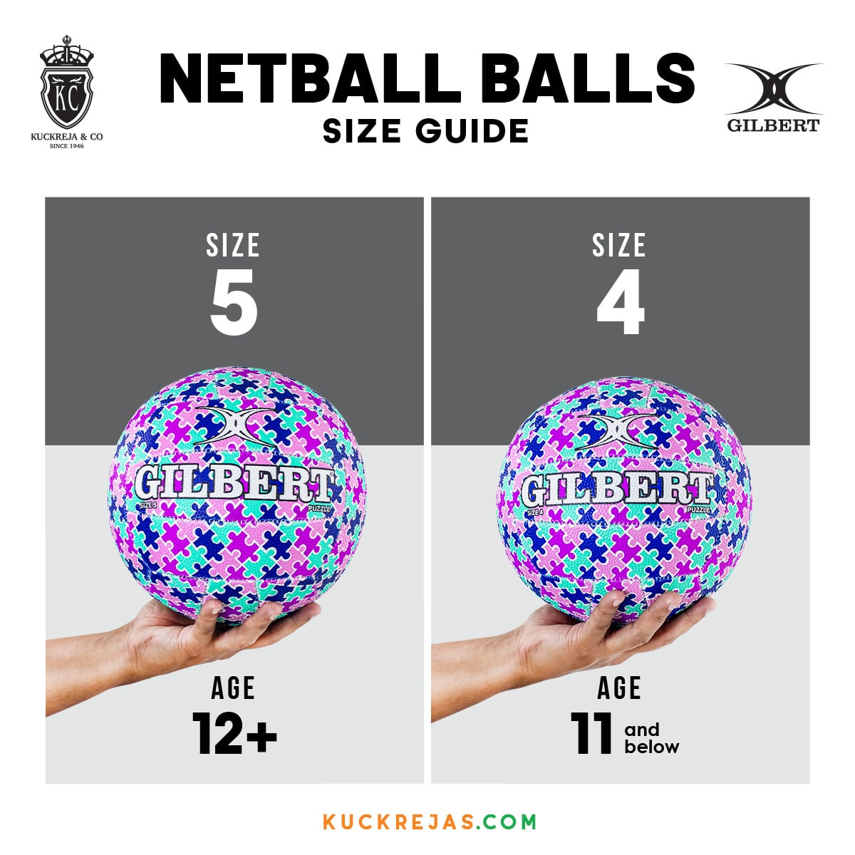Gilbert Supporter Netball - Puzzle (Size 5, 4) - Image 8