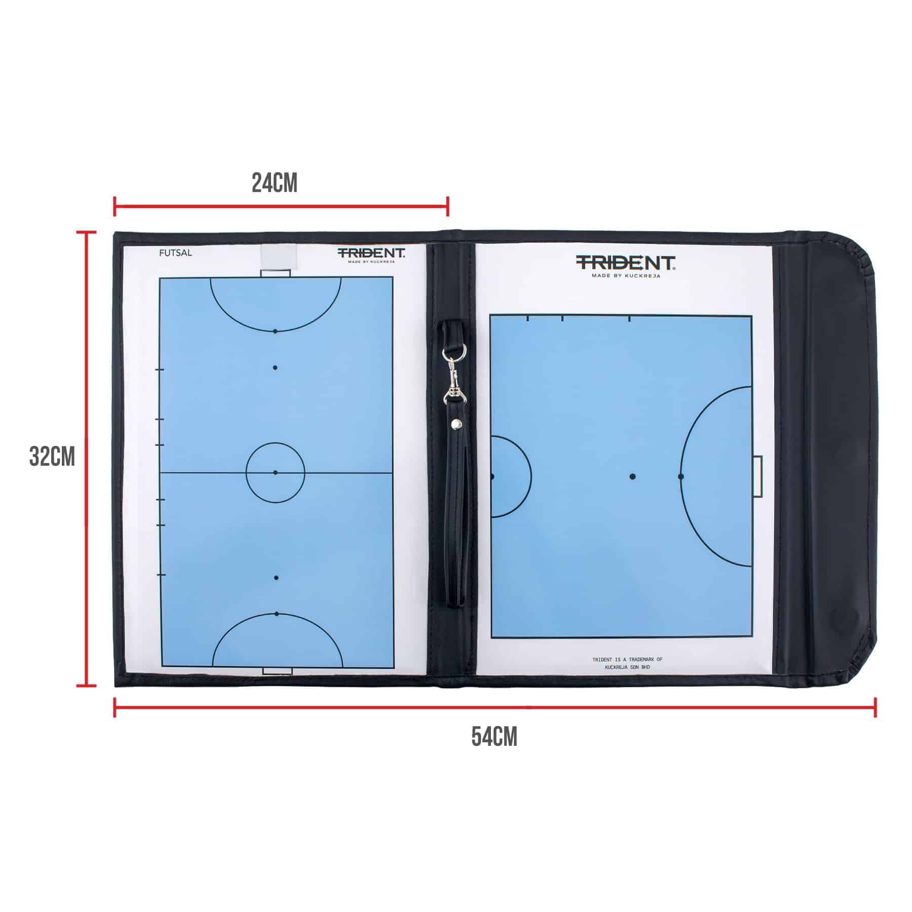 Trident Magnetic Coaching Folio – Futsal - Image 2