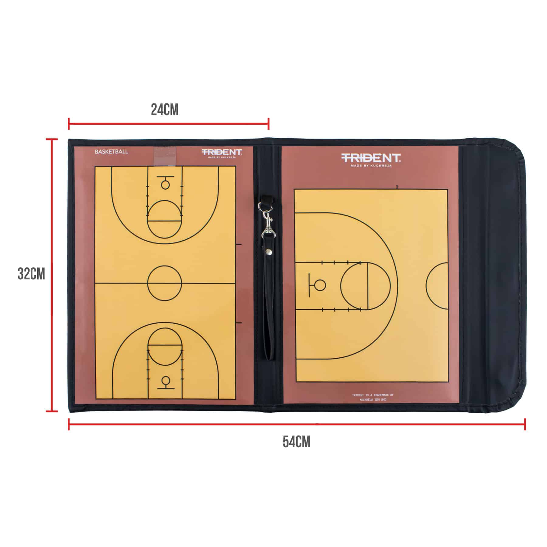 Trident Magnetic Coaching Folio - Basketball - Image 3