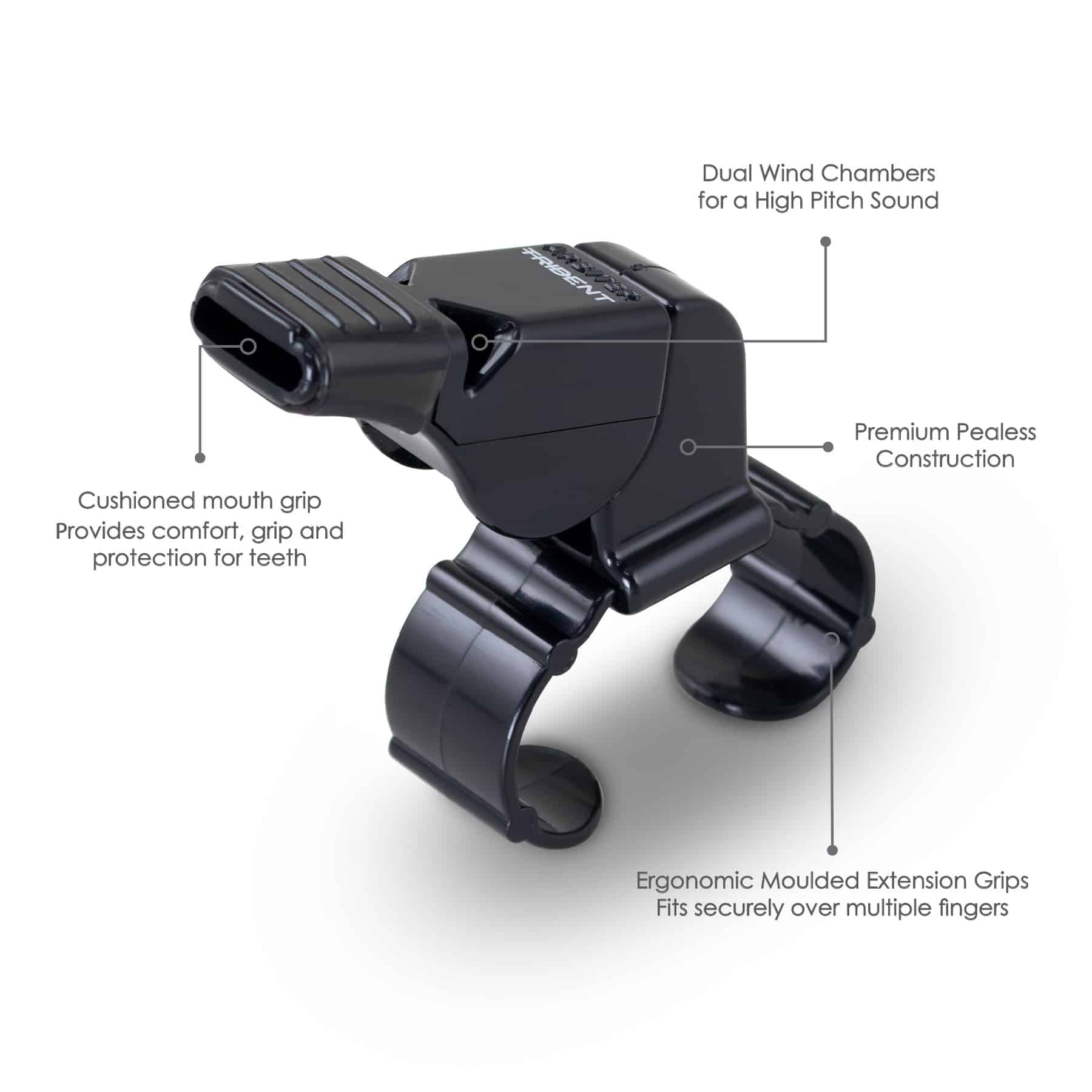 Trident Arbiter SG Finger Grip Whistle - Image 3