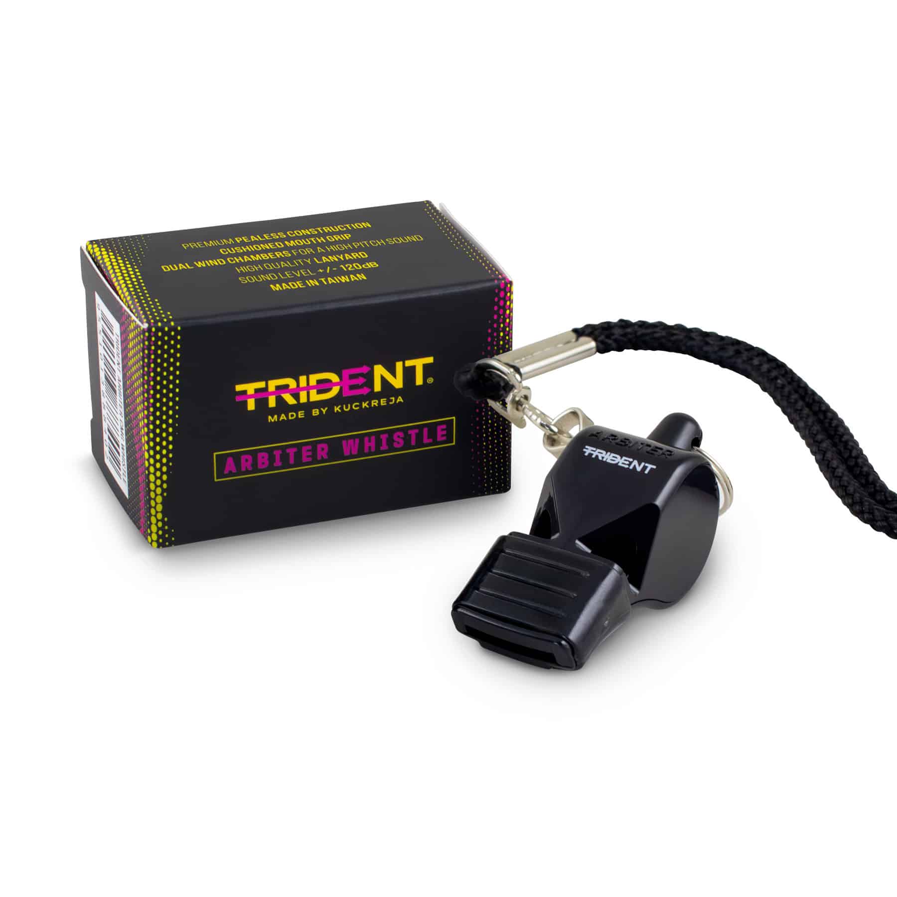 Trident Arbiter SG Whistle with Lanyard - Image 6