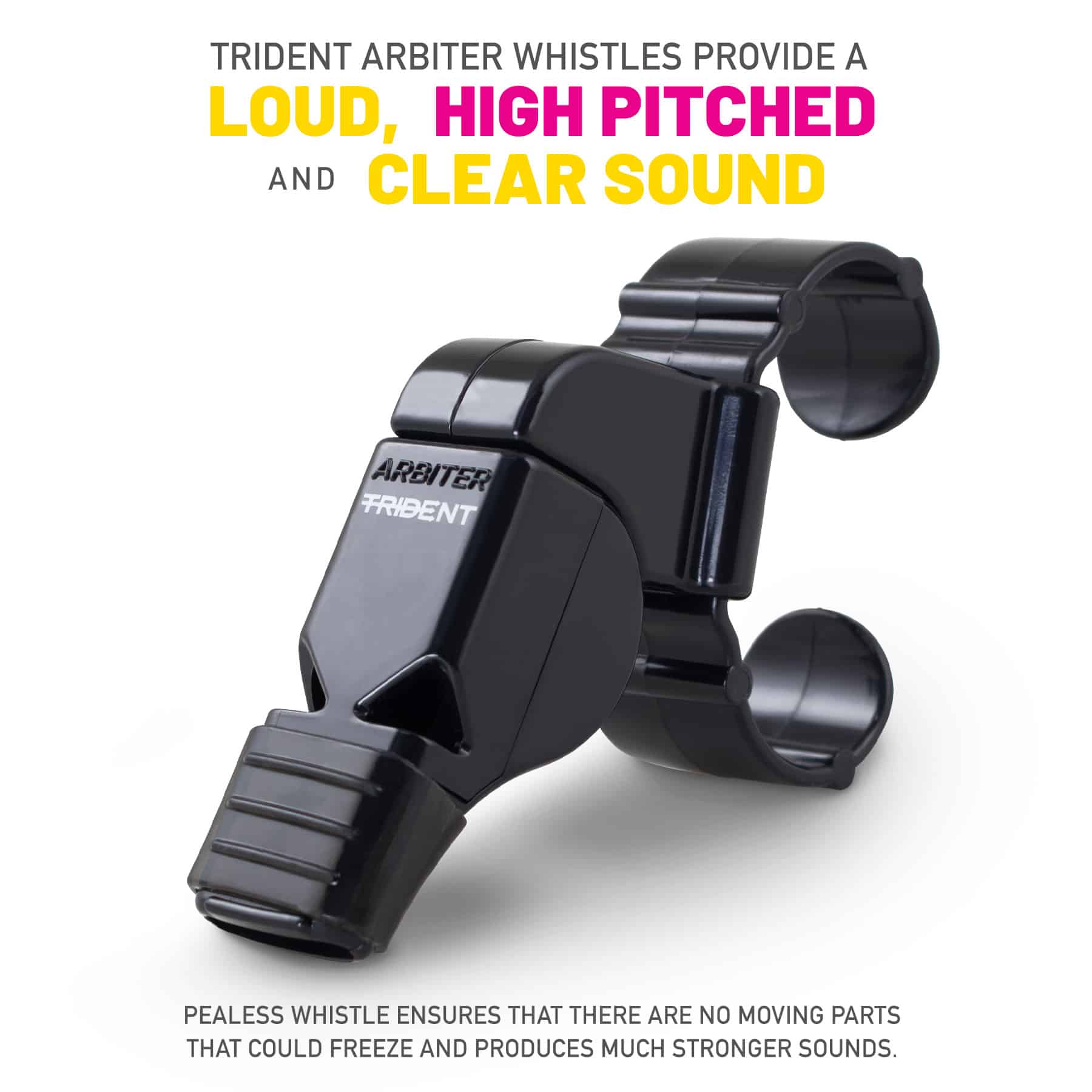 Trident Arbiter SG Finger Grip Whistle - Image 2