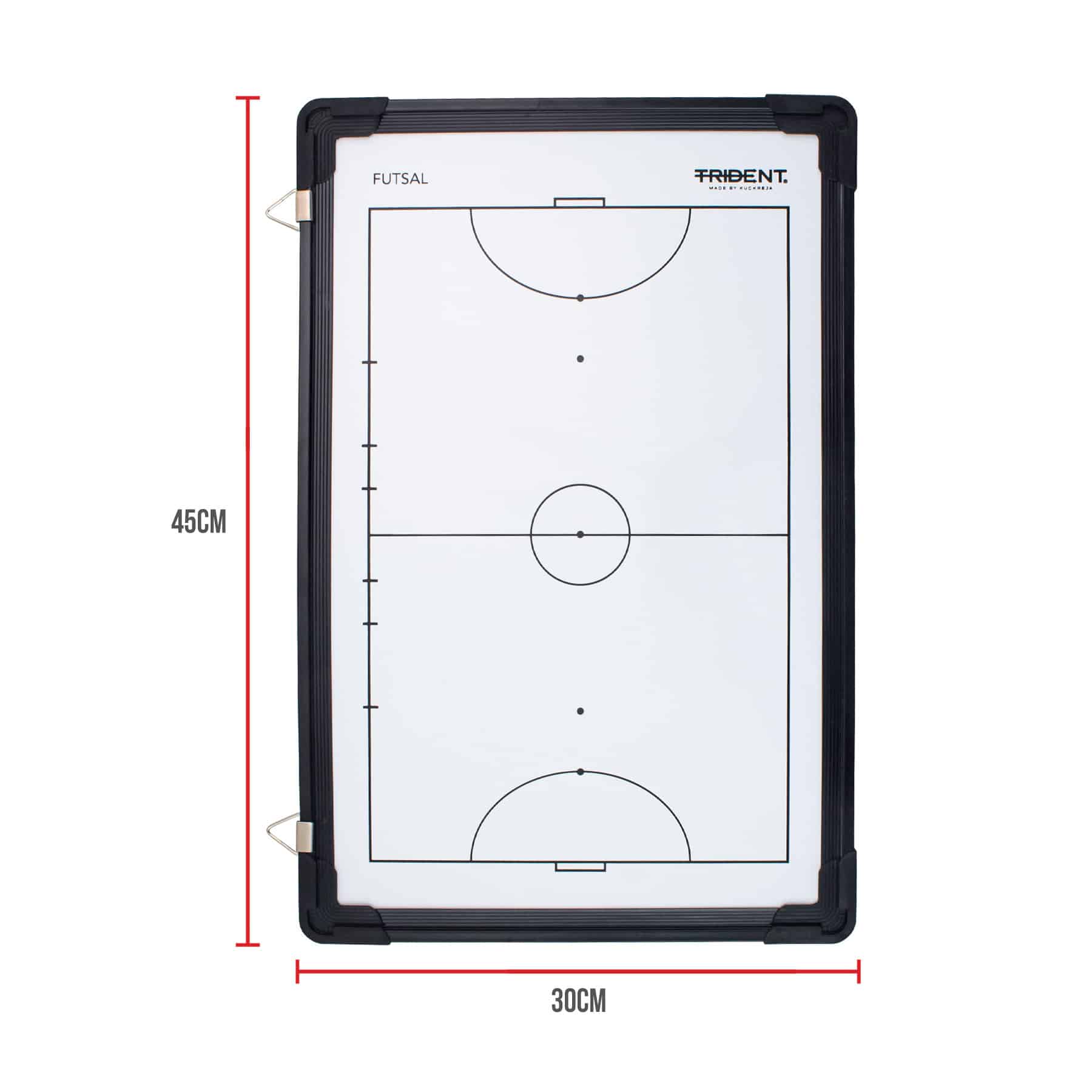 Trident Large Magnetic Coaching Board – Futsal (30 x 45cm) - Image 3