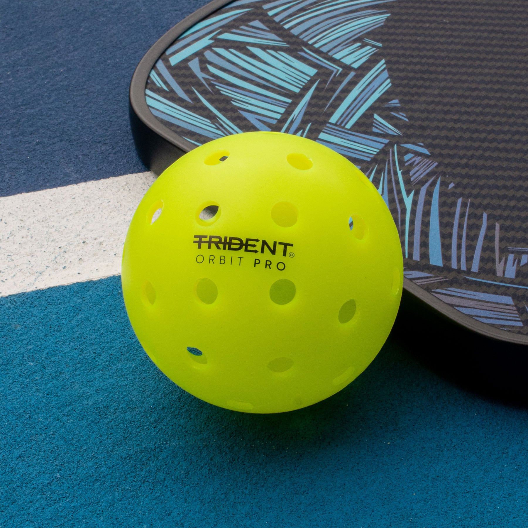 Trident Orbit Pro Pickleball Balls - Neon (Set of 4) - Image 6