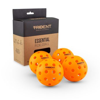 Trident Essential Pickleball Balls – Orange (Set of 4)
