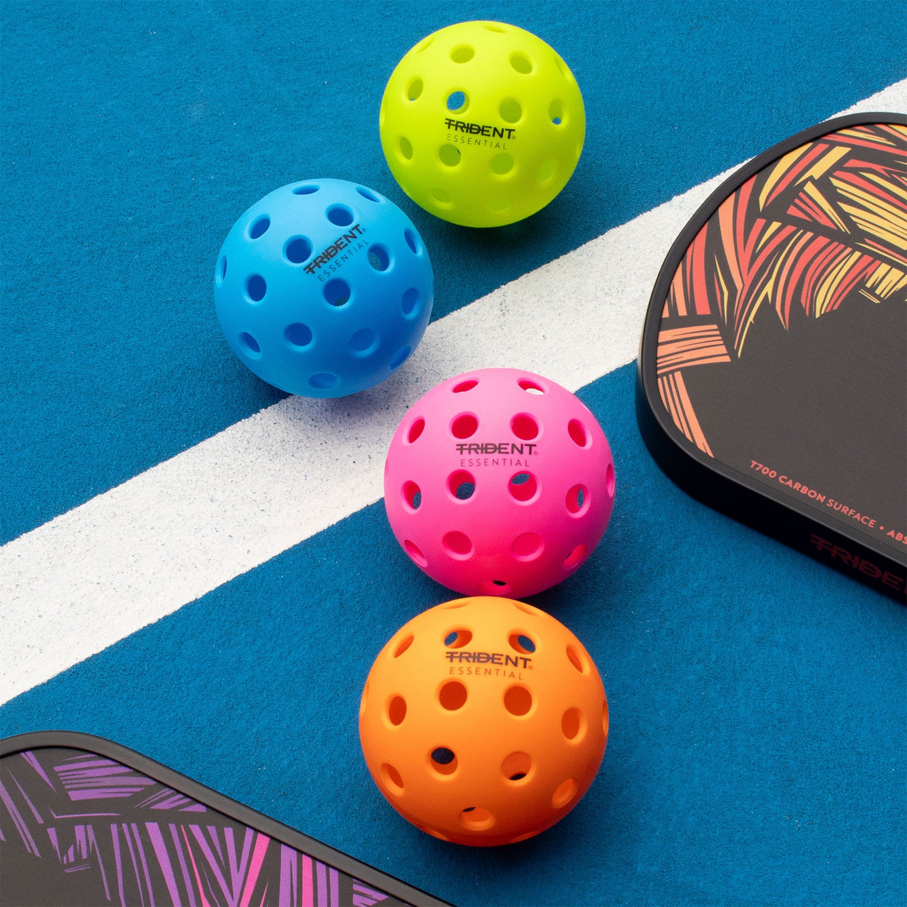 Trident Essential Pickleball Balls - Pink (Set of 4) - Image 5