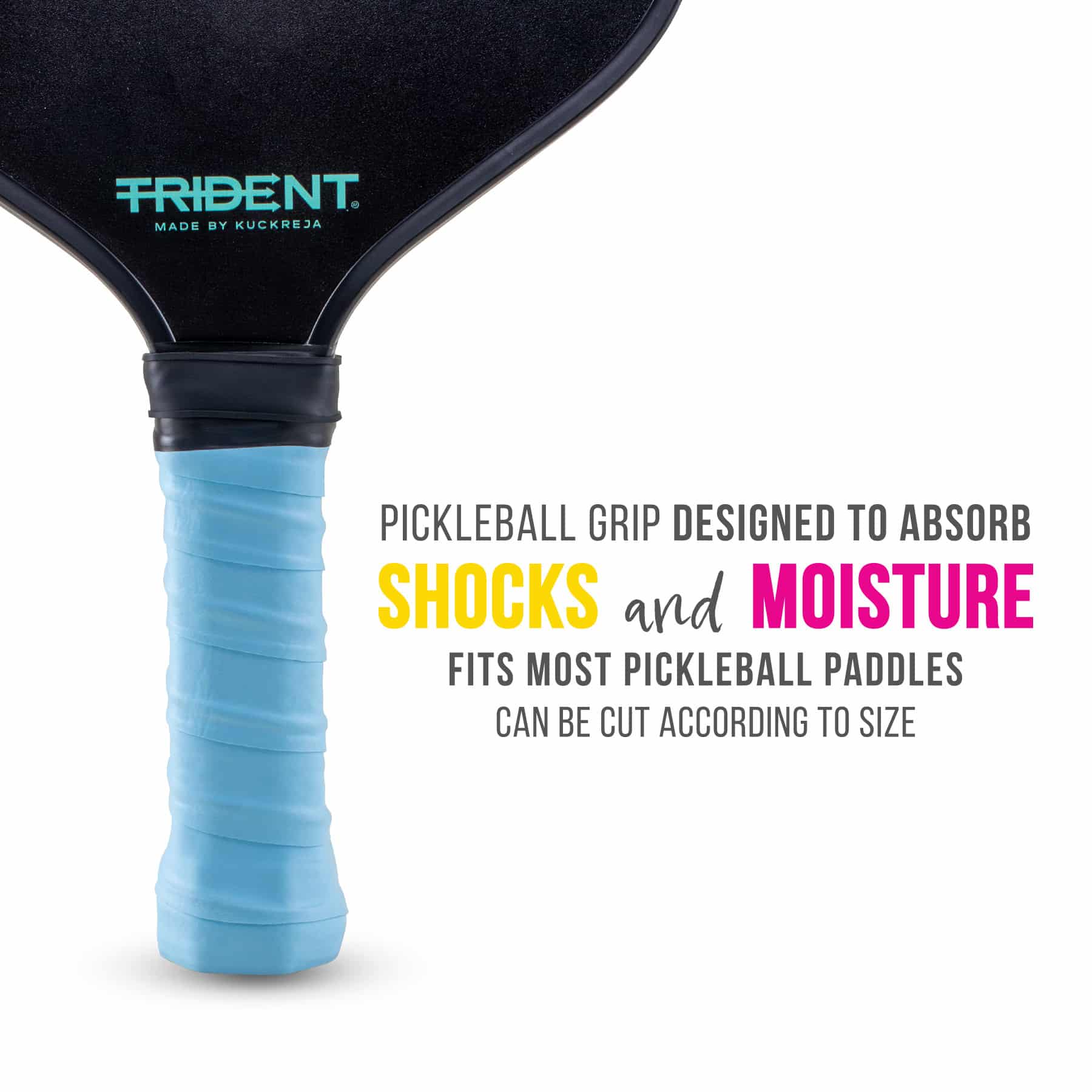 Trident Pickleball Paddle Grip - Sky - Image 2