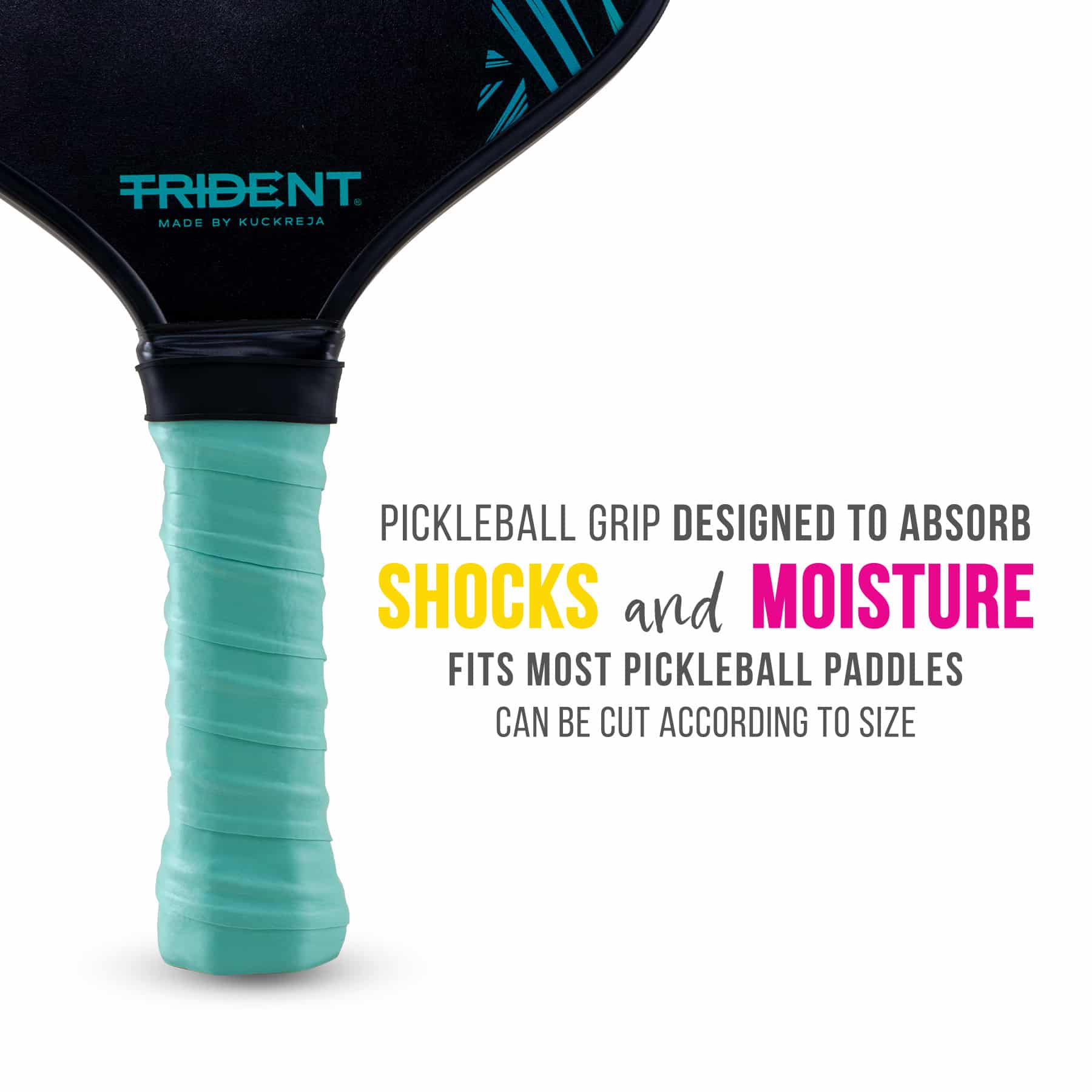 Trident Pickleball Paddle Grip - Teal - Image 2
