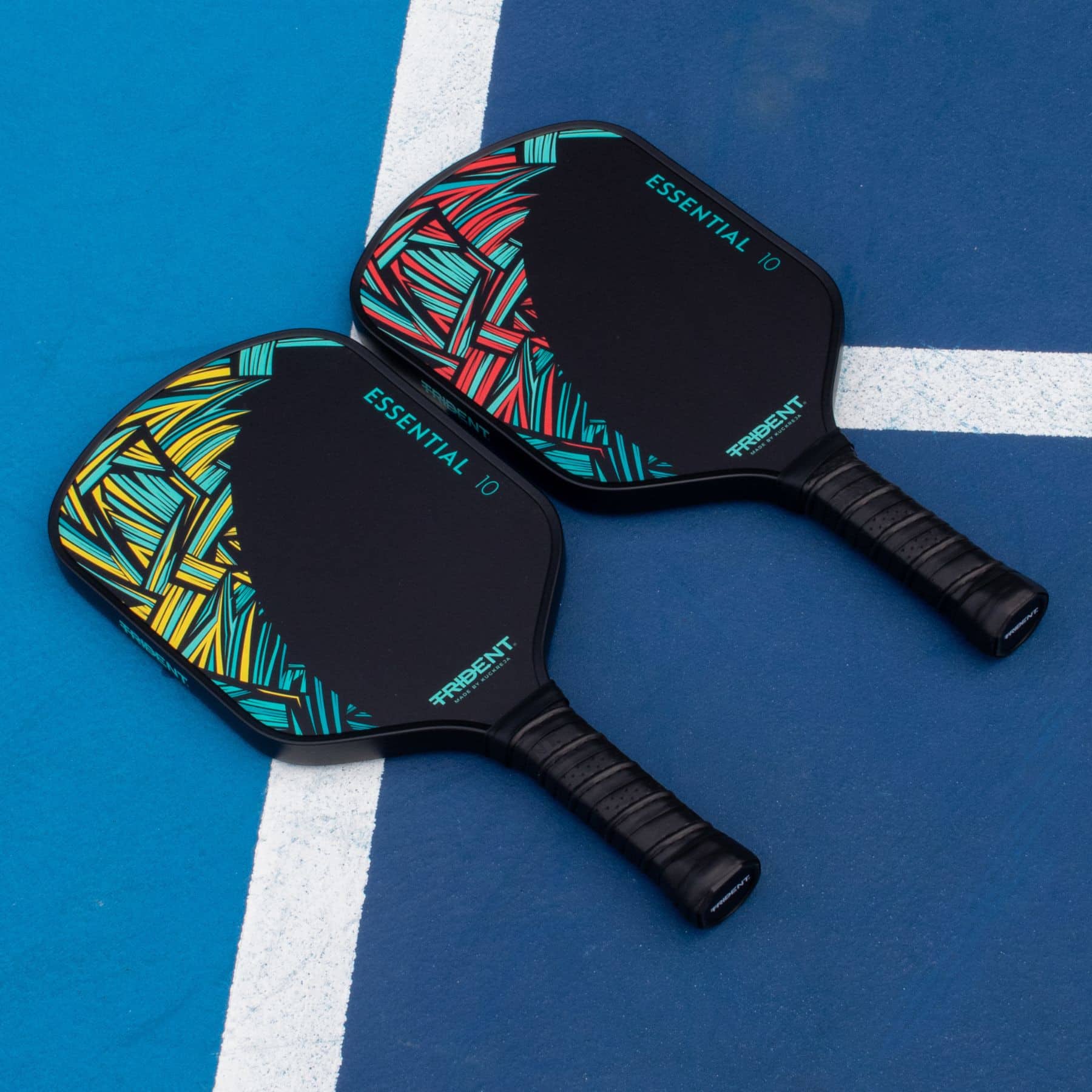 Trident Essential 10 Pickleball Paddle - Jungle Red - Image 8